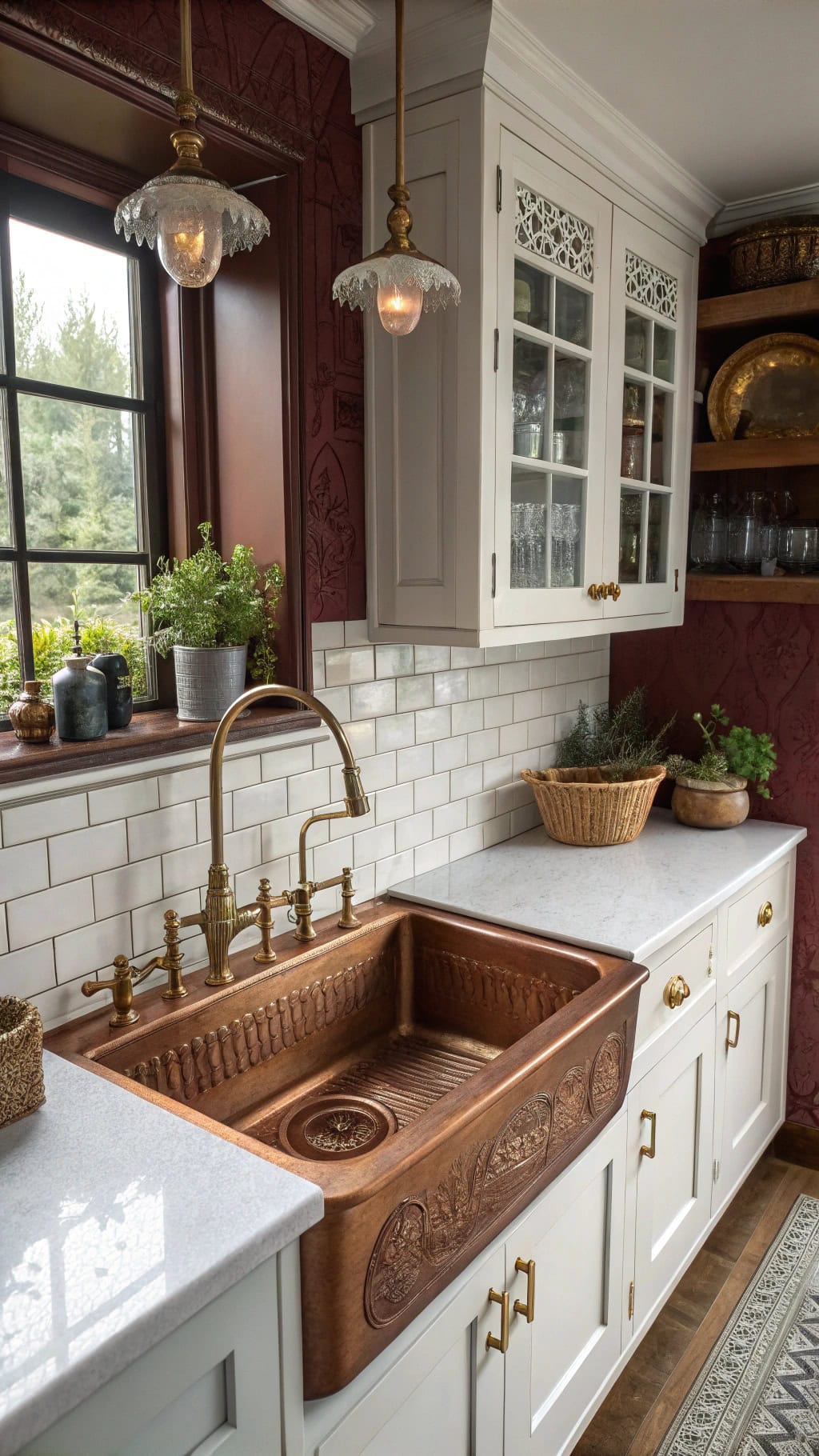 victorian elegance with copper