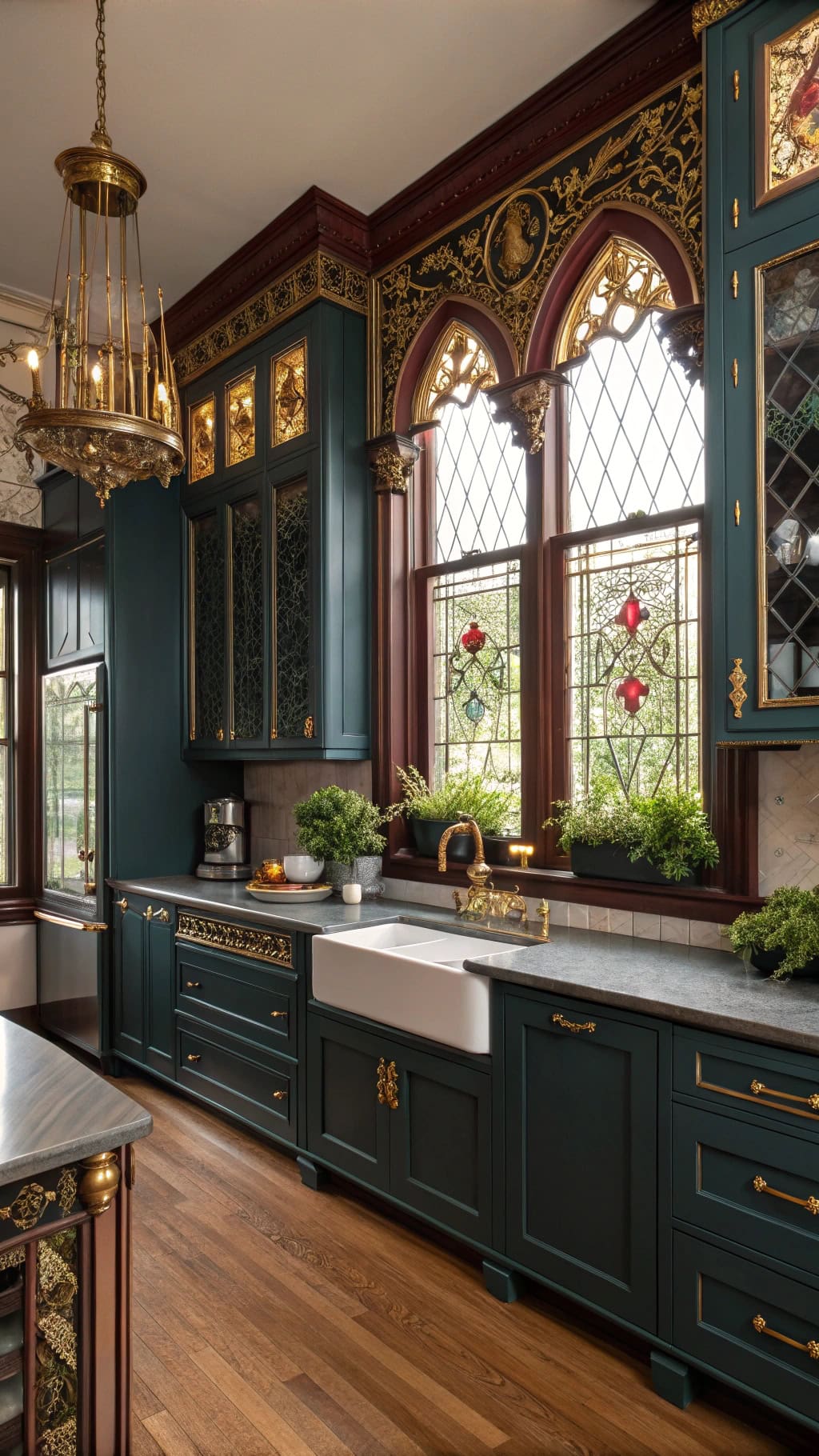 victorian gothic kitchen design