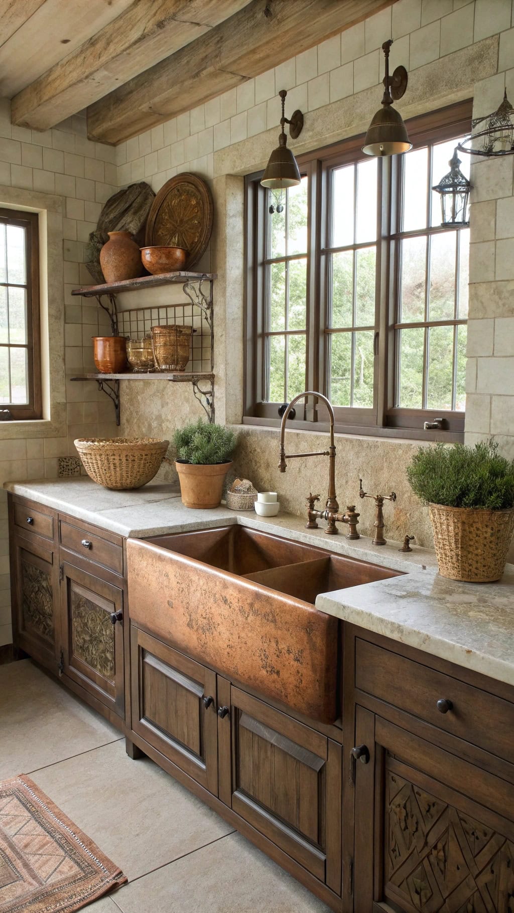 vintage copper kitchen sinks