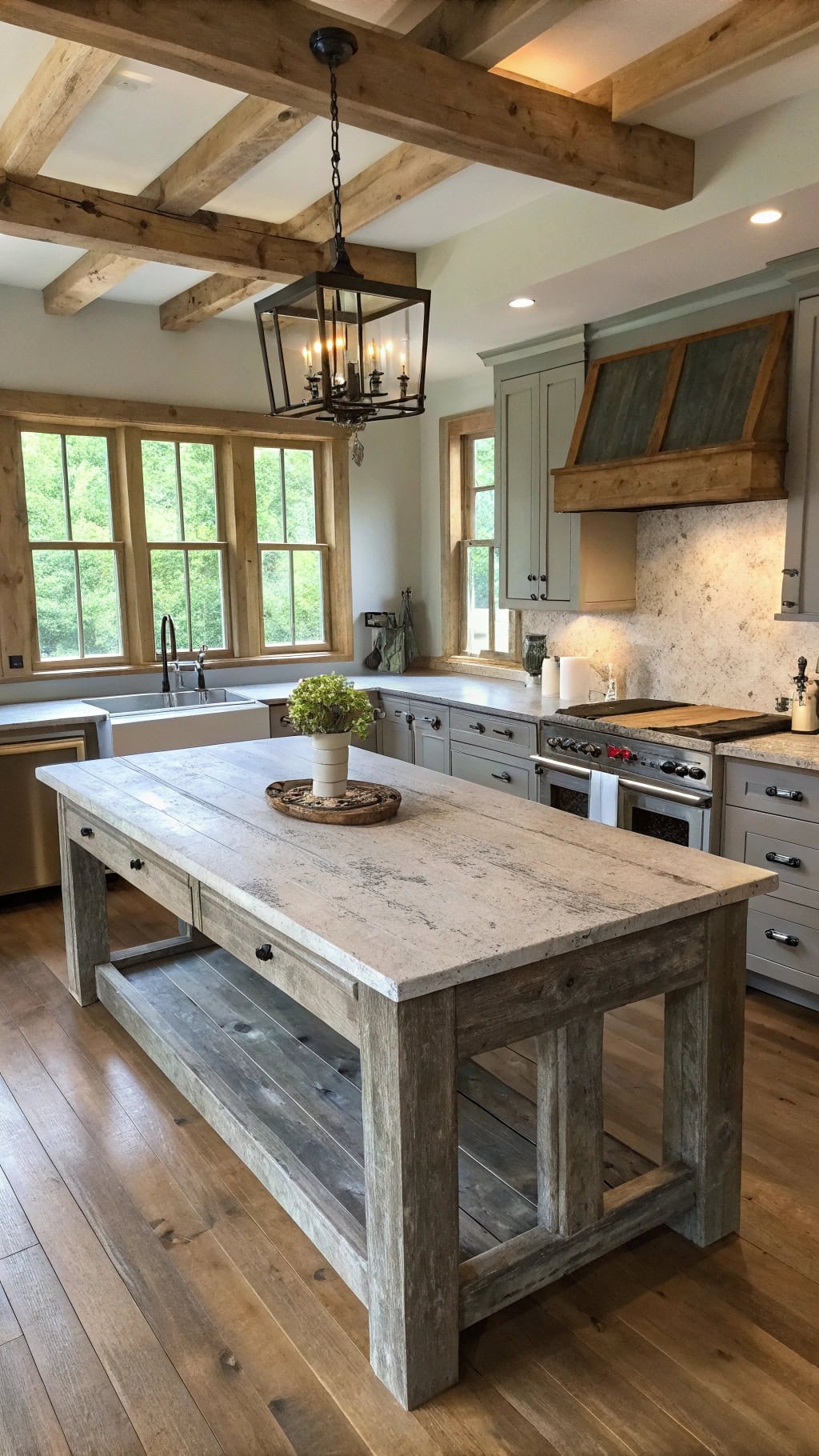 vintage farmhouse table charm