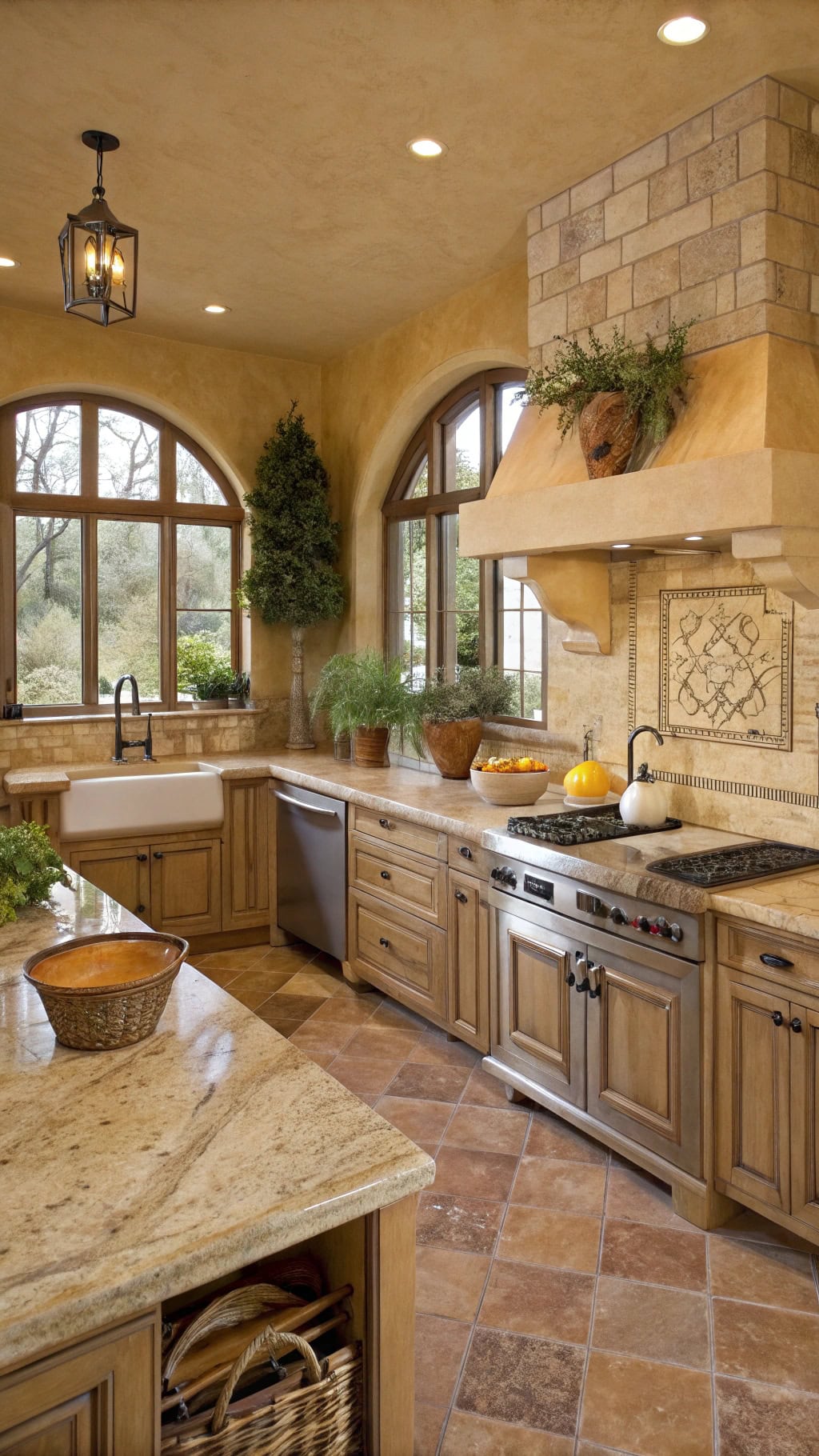 warm backsplash design pairings