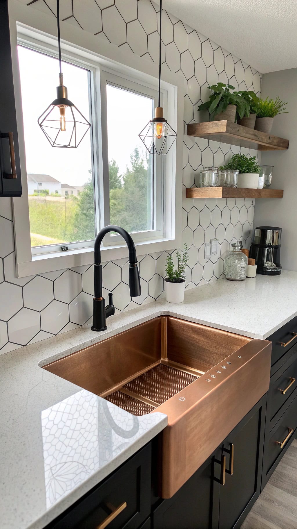 warm minimalist copper elegance