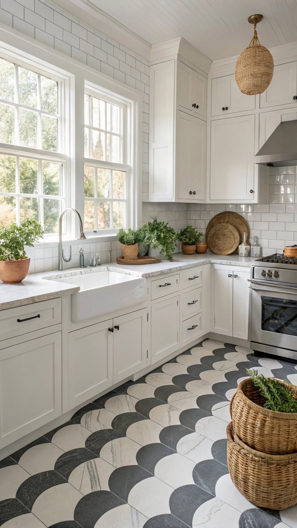 whimsical scalloped tile designs