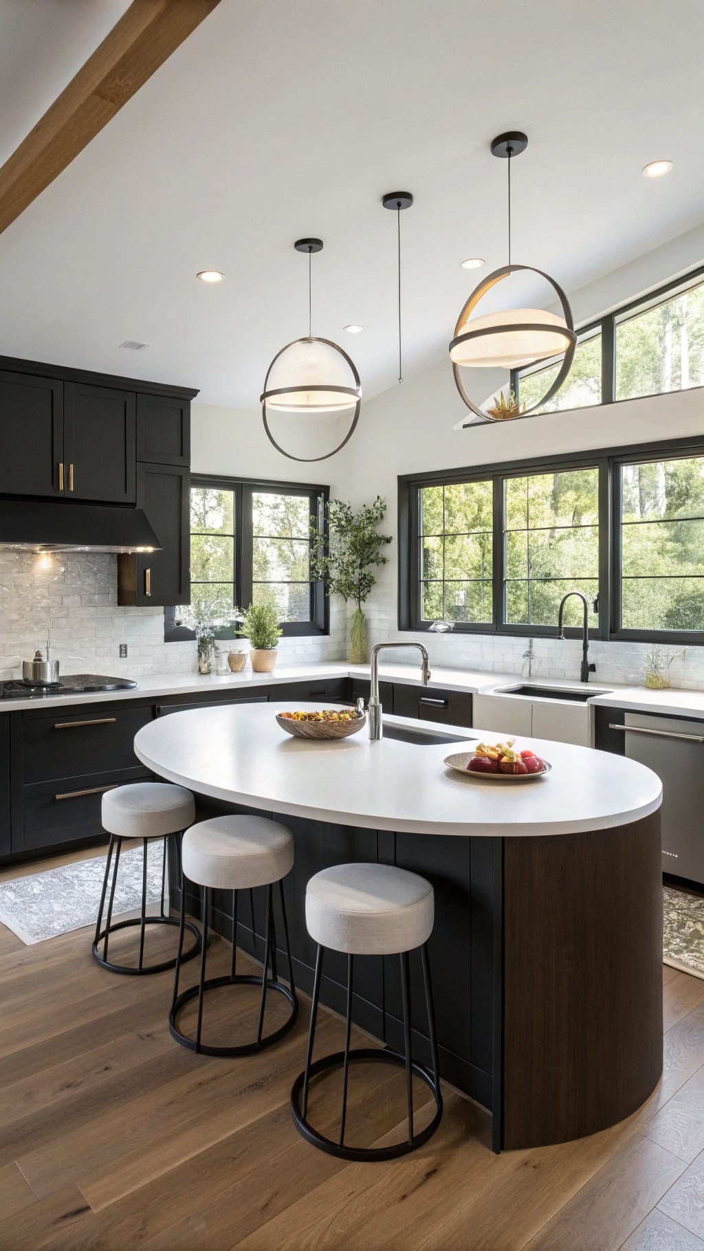 yin yang kitchen harmony design