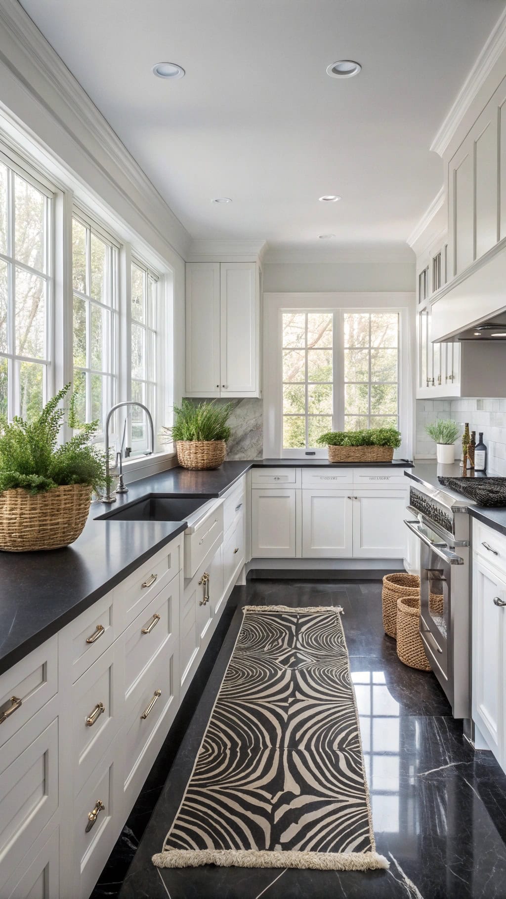 zebra striped kitchen runner rugs