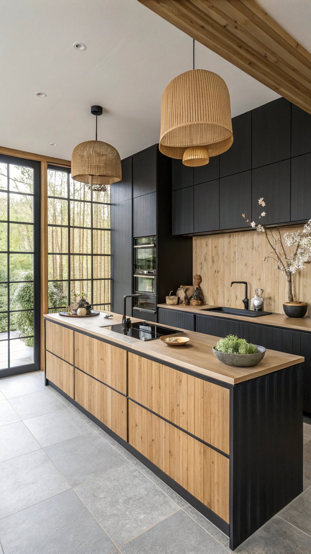 zen minimalist kitchen retreat