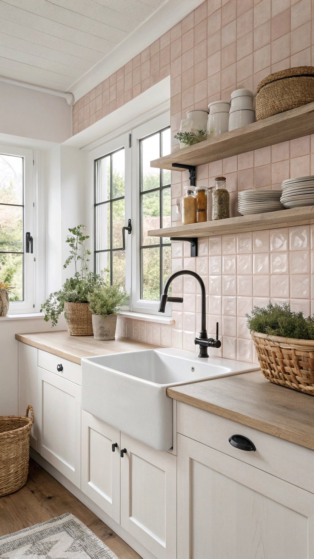 blush accents in scandinavian design