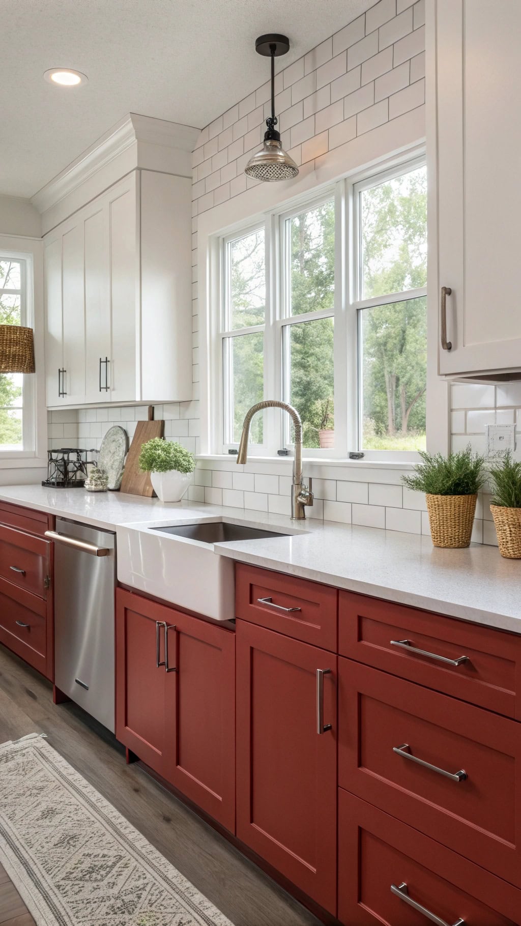 bold shaker style cabinets