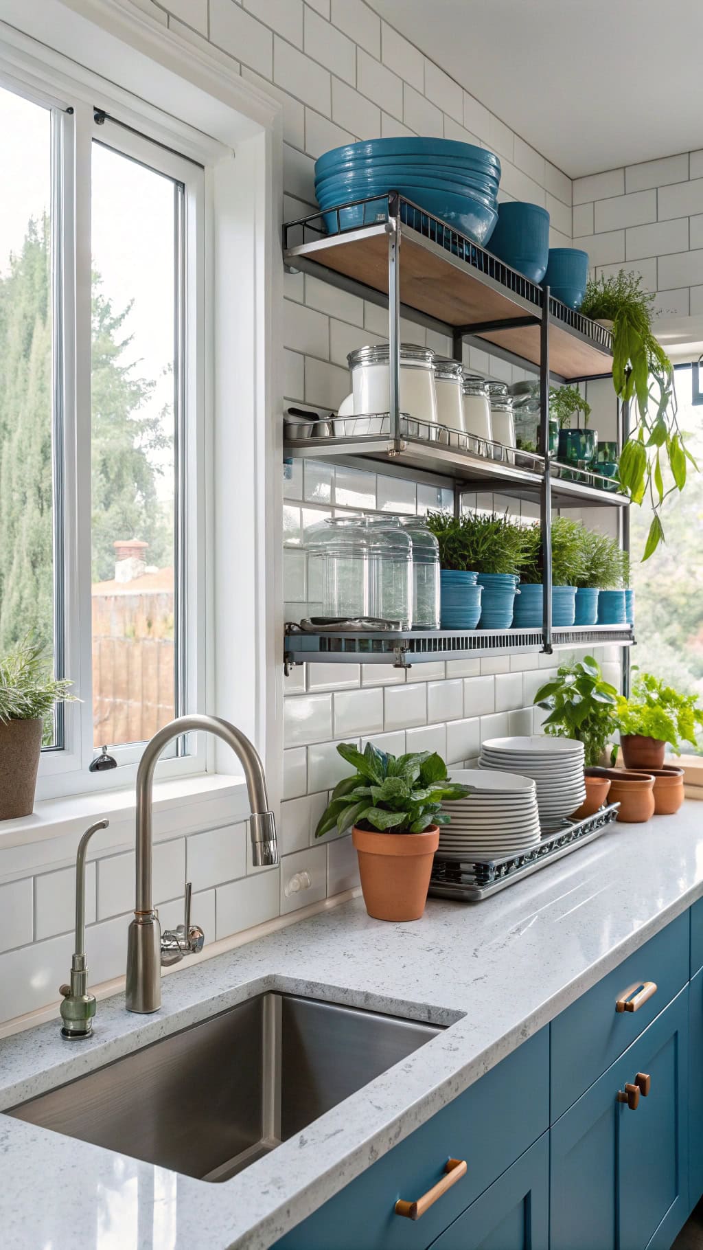 breezy beach house kitchen