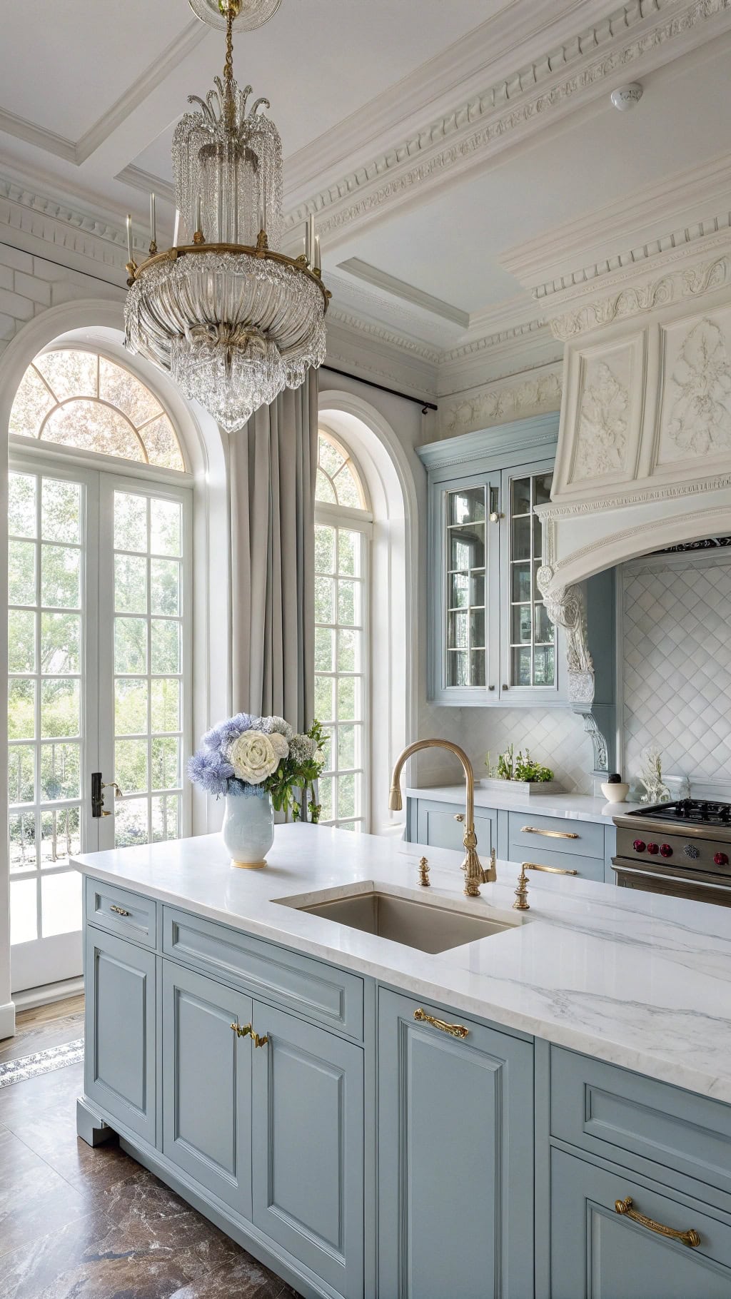 ch teau chic kitchen aesthetics