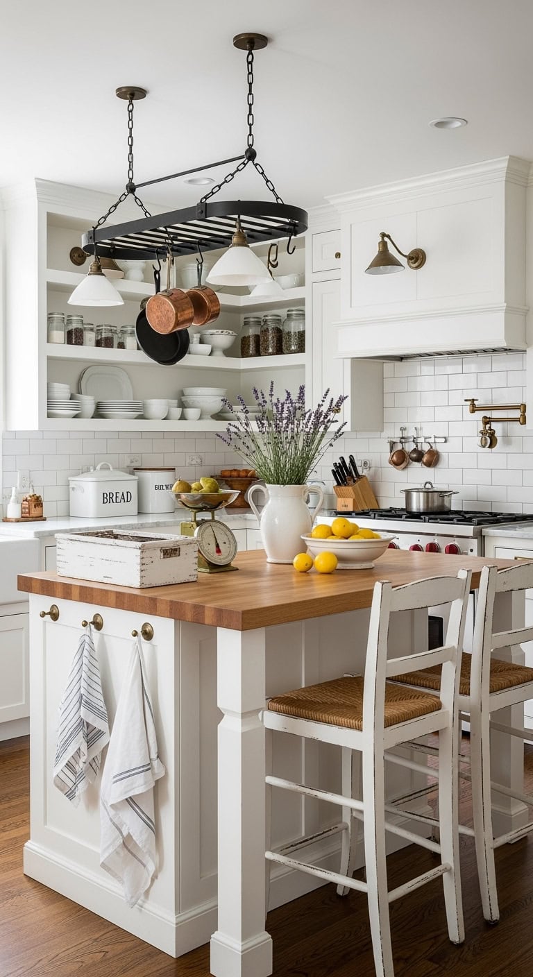ch teau chic white kitchen