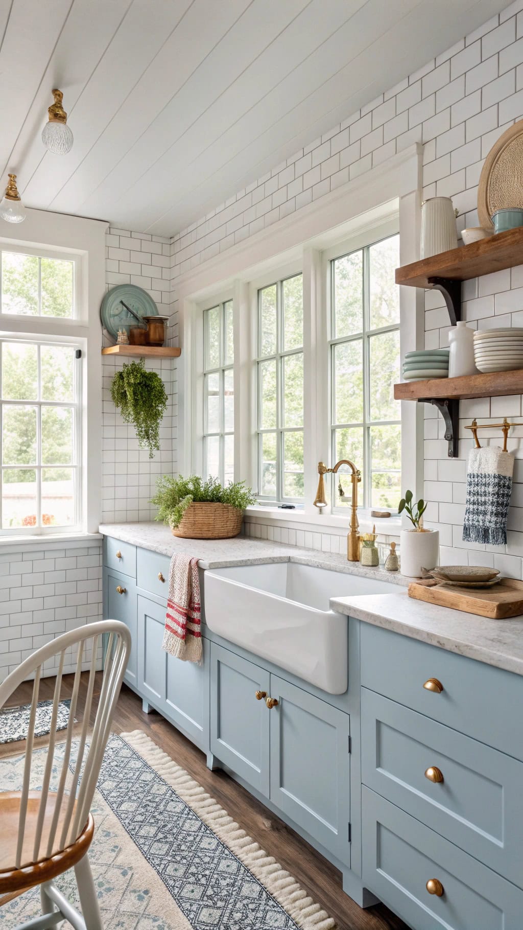 charming colonial revival kitchen