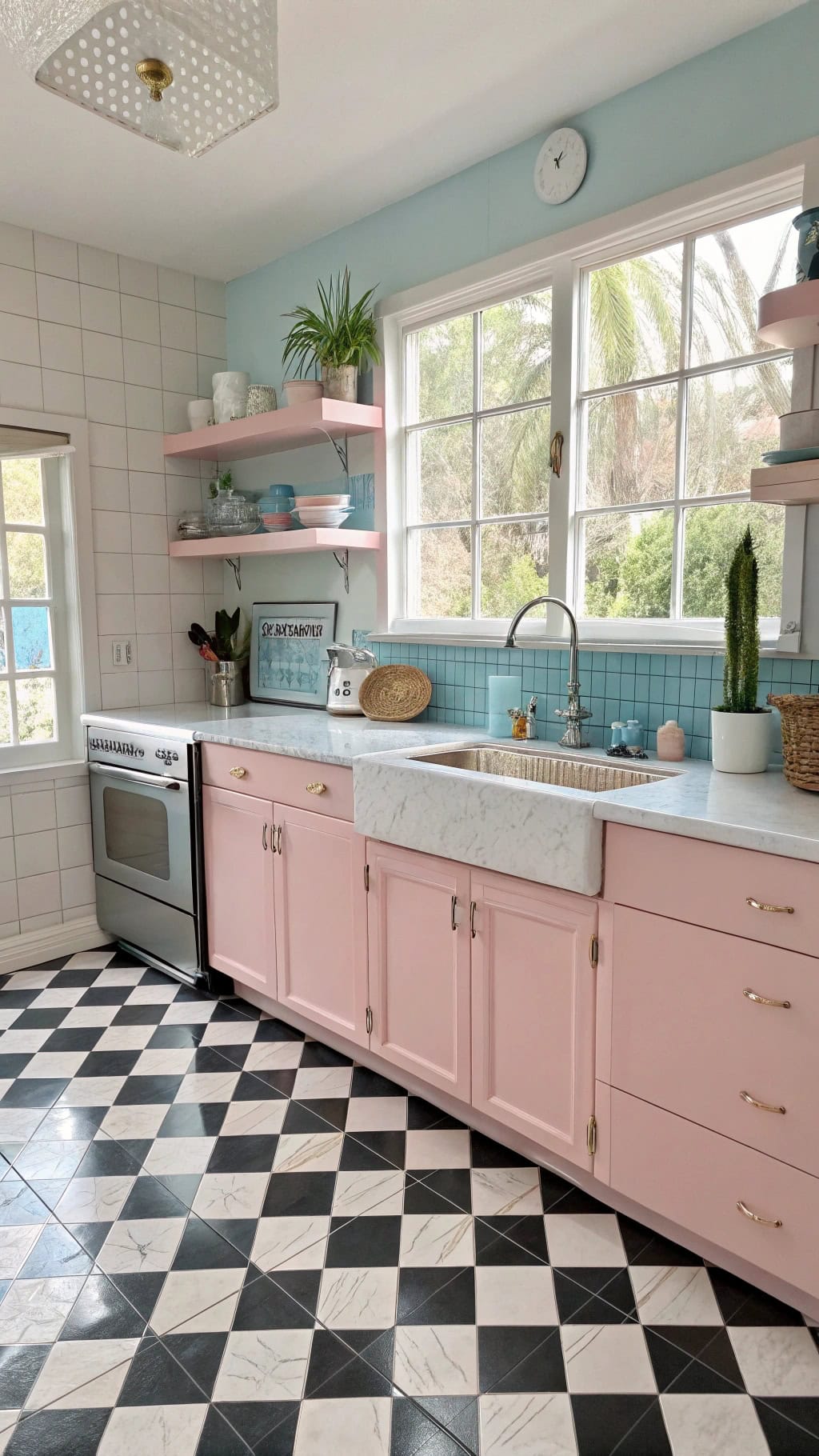 classic black and white checkerboard