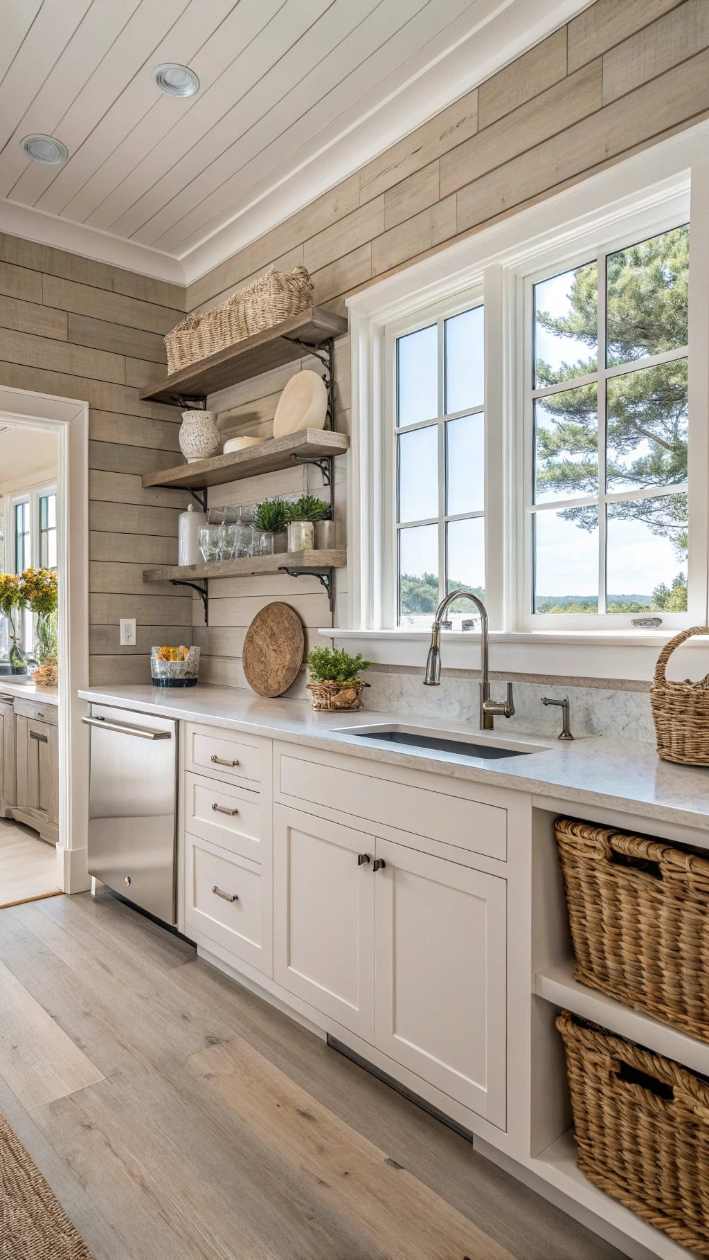 coastal charm with shiplap