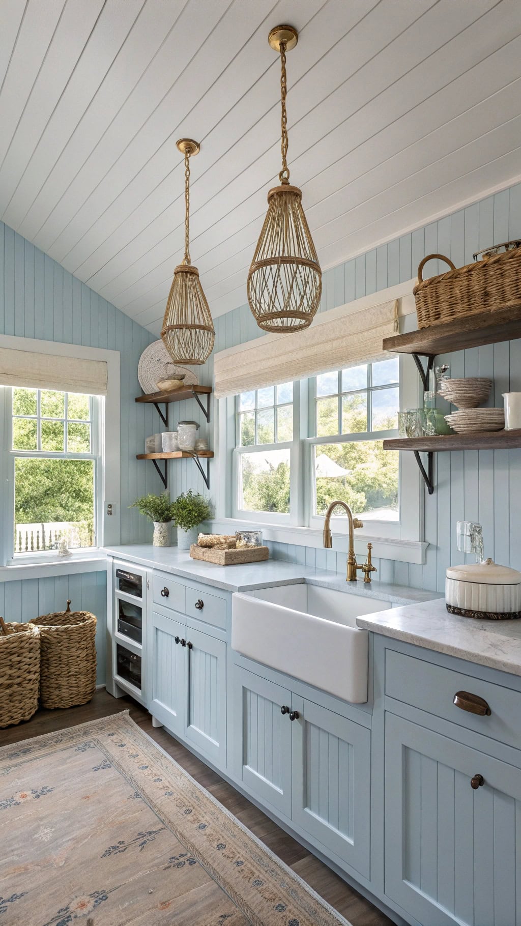 coastal cottage kitchen makeover