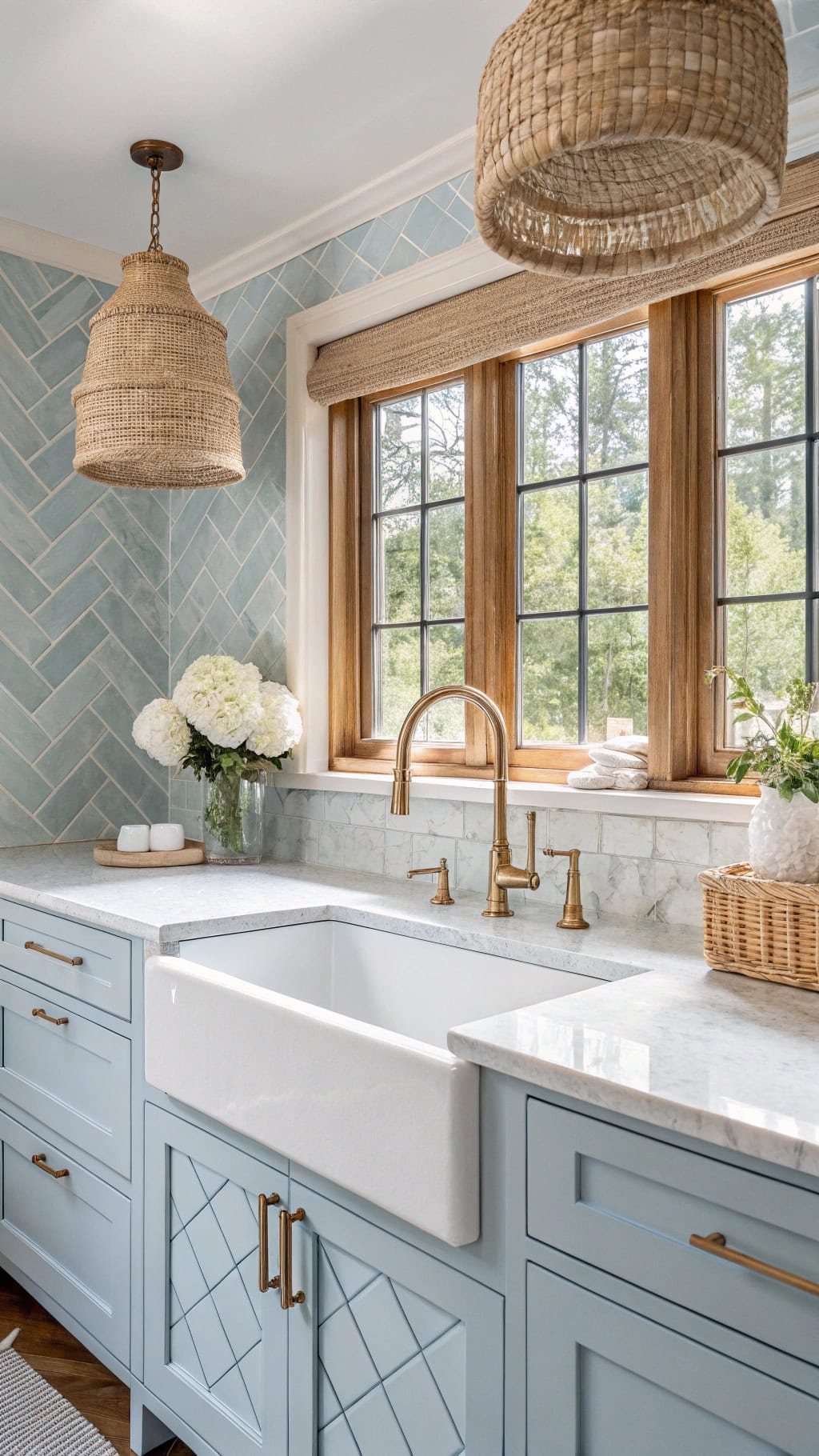 coastal elegance in kitchens