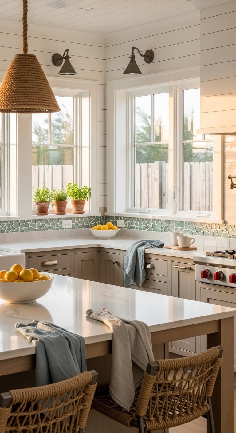 coastal elegance with texture