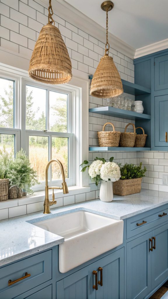 Why Is Blue Kitchen Designs So Popular?