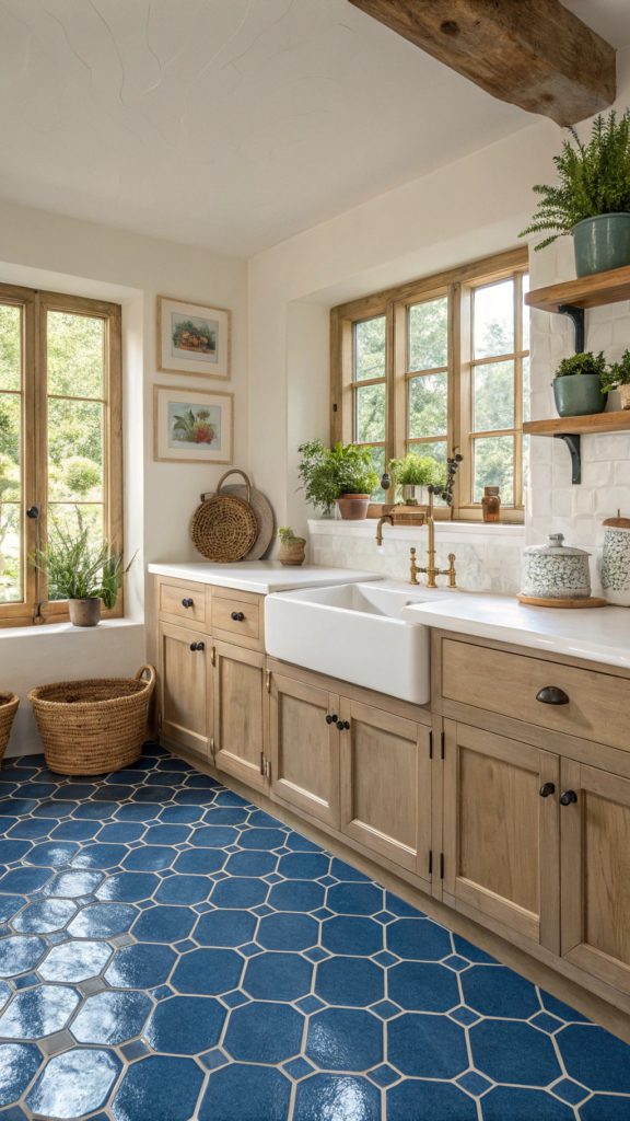19 Stunning Blue French Country Kitchen Ideas