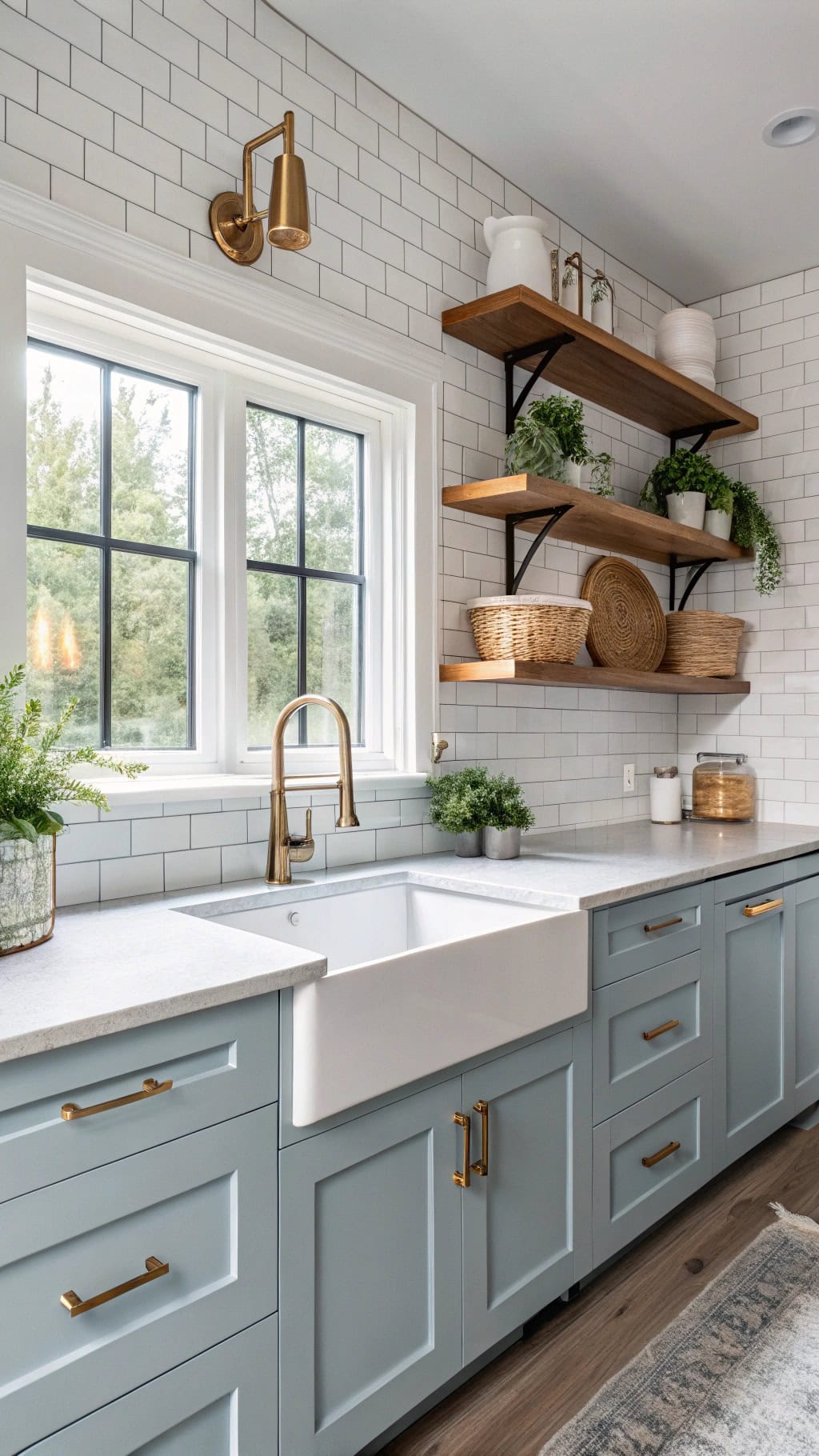 cool gray cabinet elegance