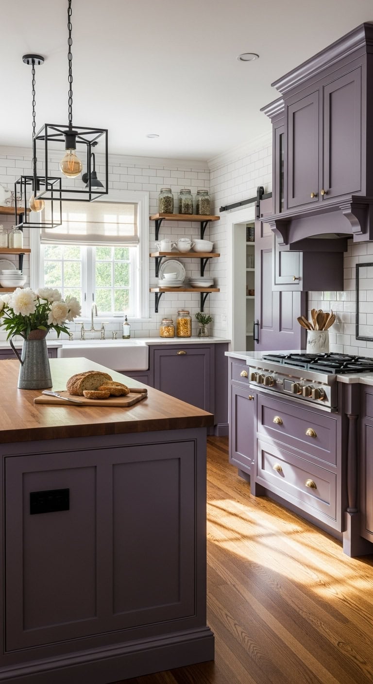 cozy chic farmhouse kitchen