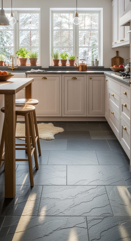 23 Stunning Stone Kitchen Floor