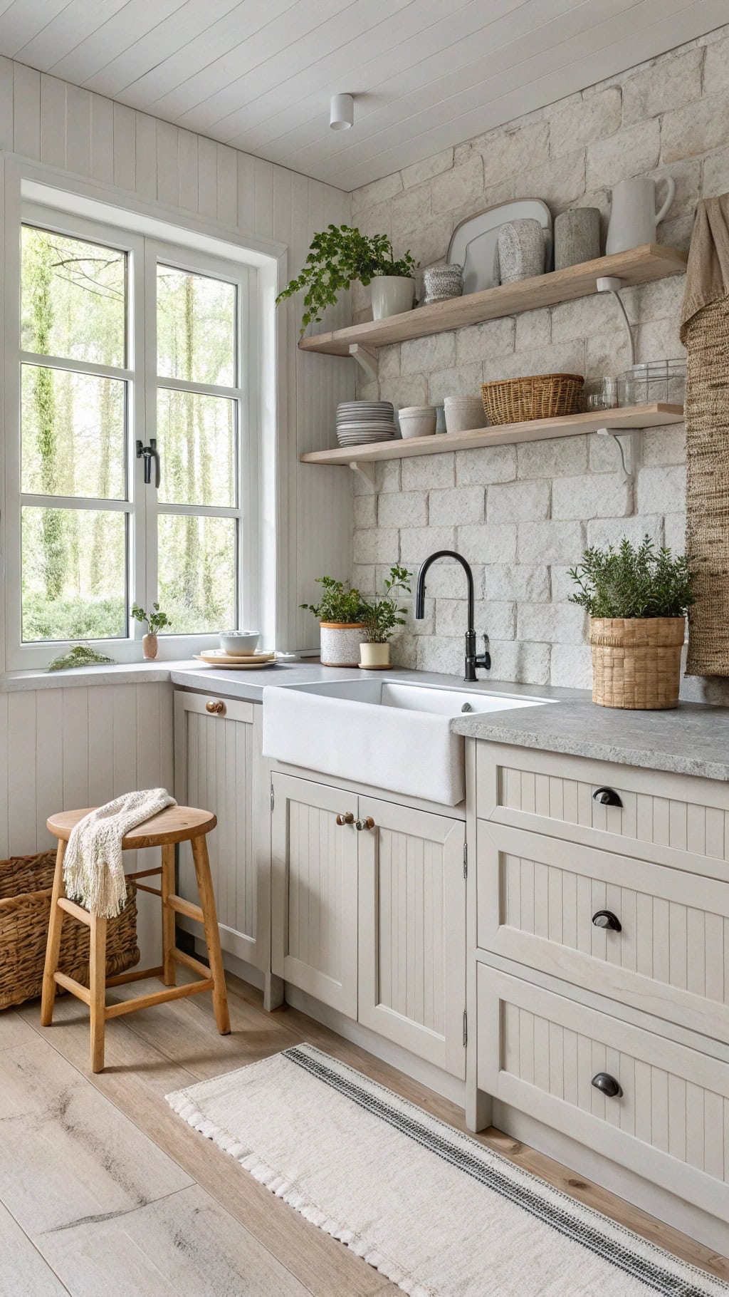 cozy minimalist scandinavian kitchen