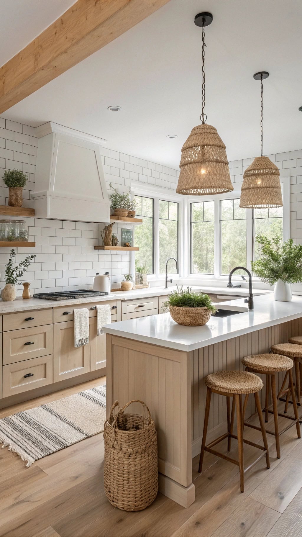 cozy nordic kitchen textures
