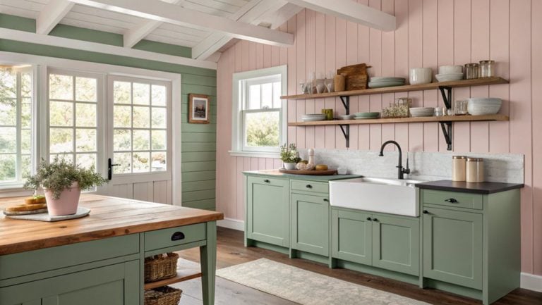 diverse pink kitchen designs