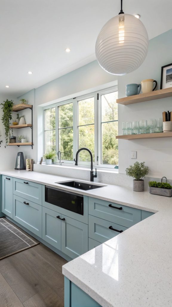 Why Is Pastel Blue Kitchen Designs So Popular?