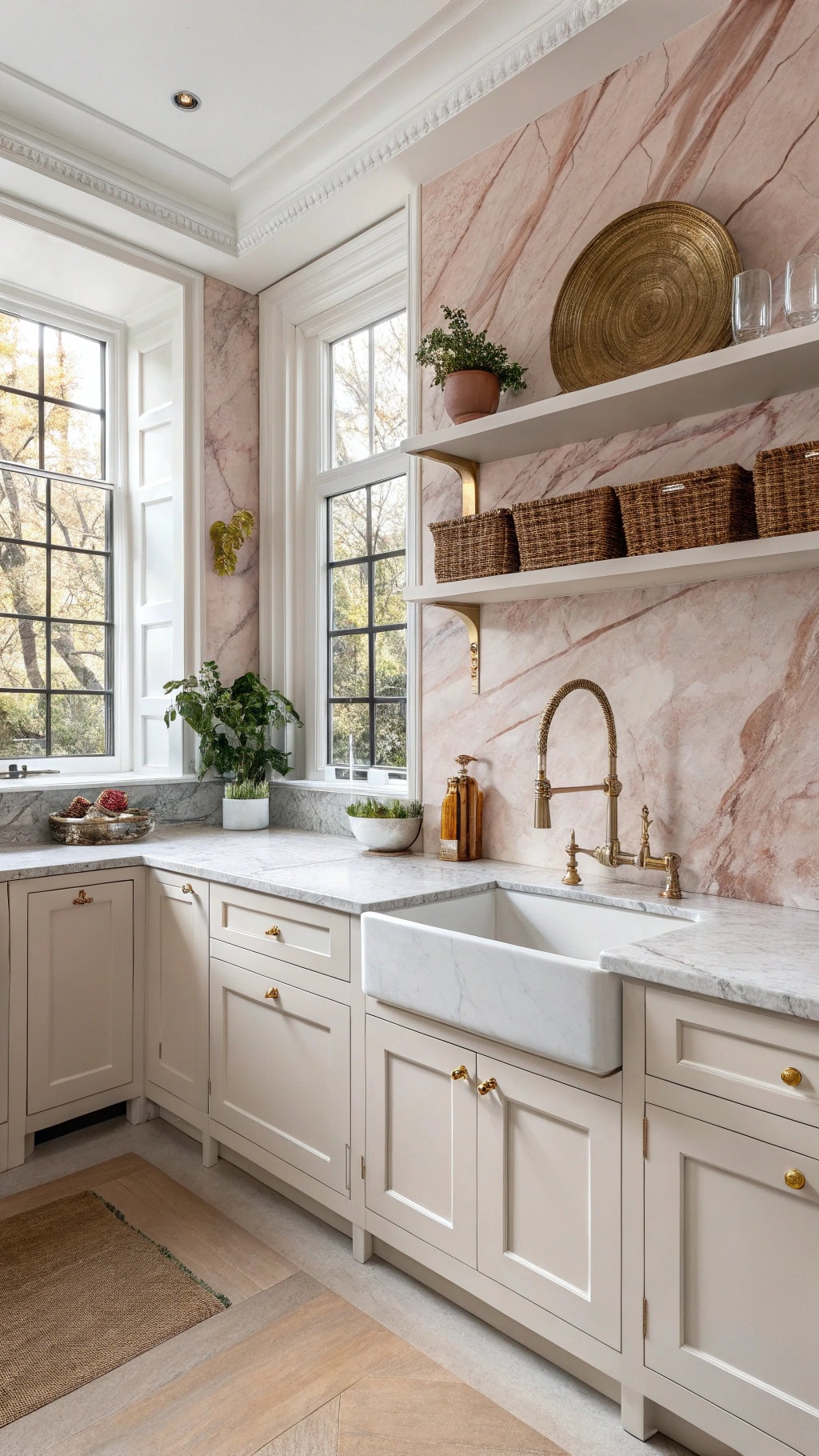dusty pink stone elegance