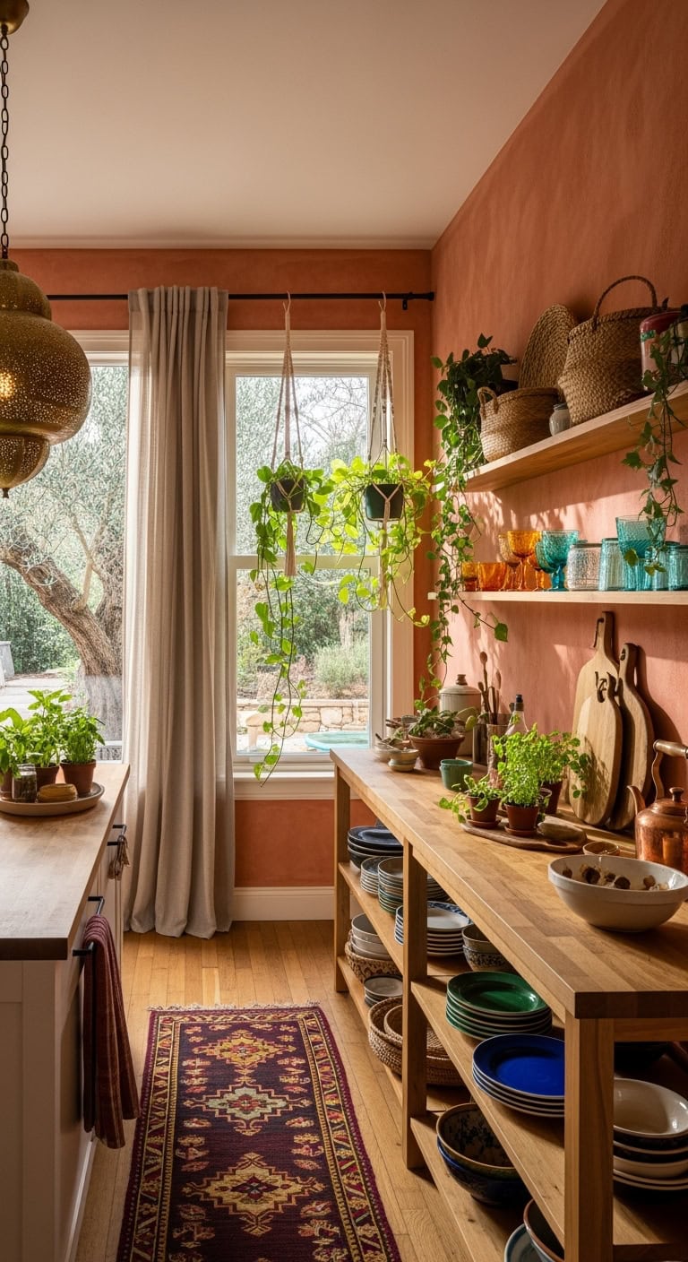 eclectic bohemian terracotta grounded