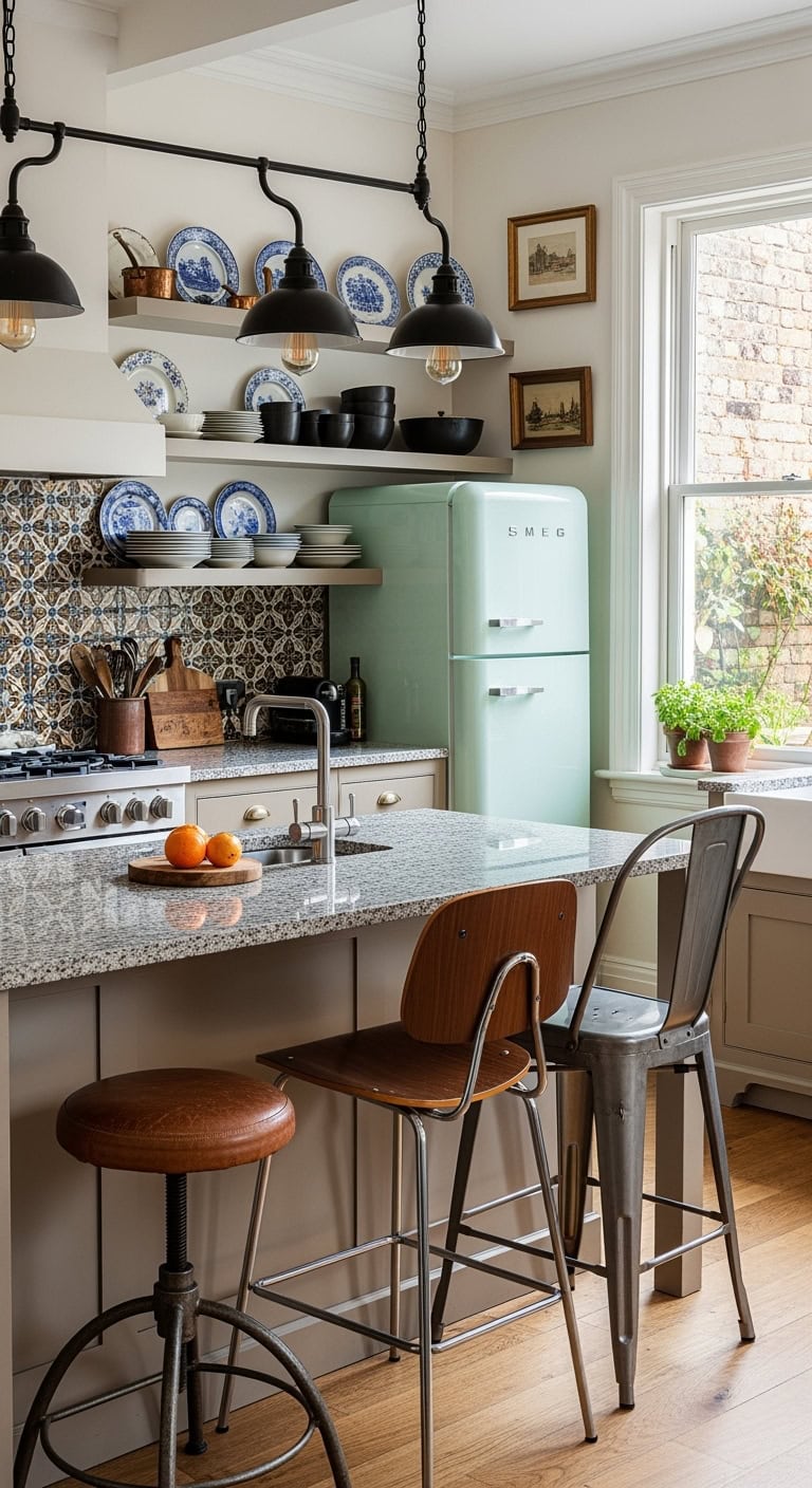 eclectic mixing of design elements