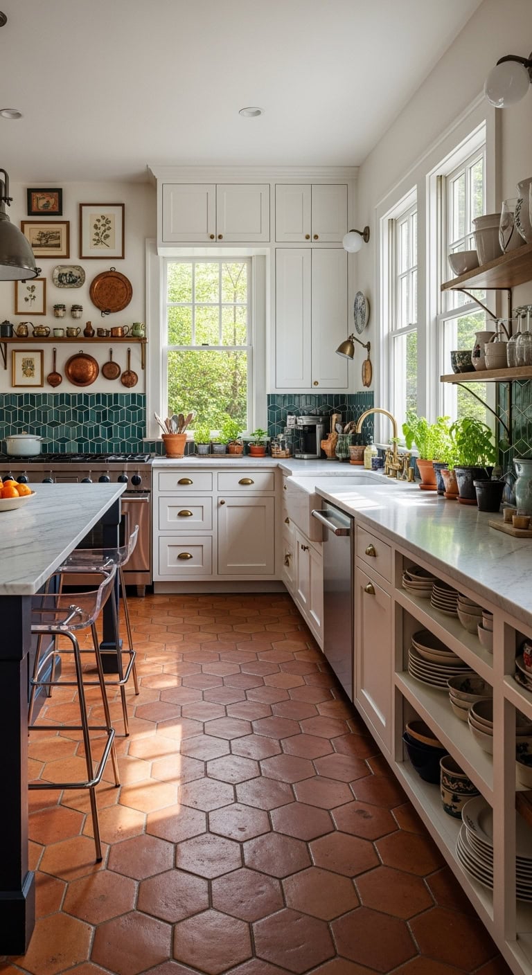 23 Beautiful Terracotta Tiles Kitchen