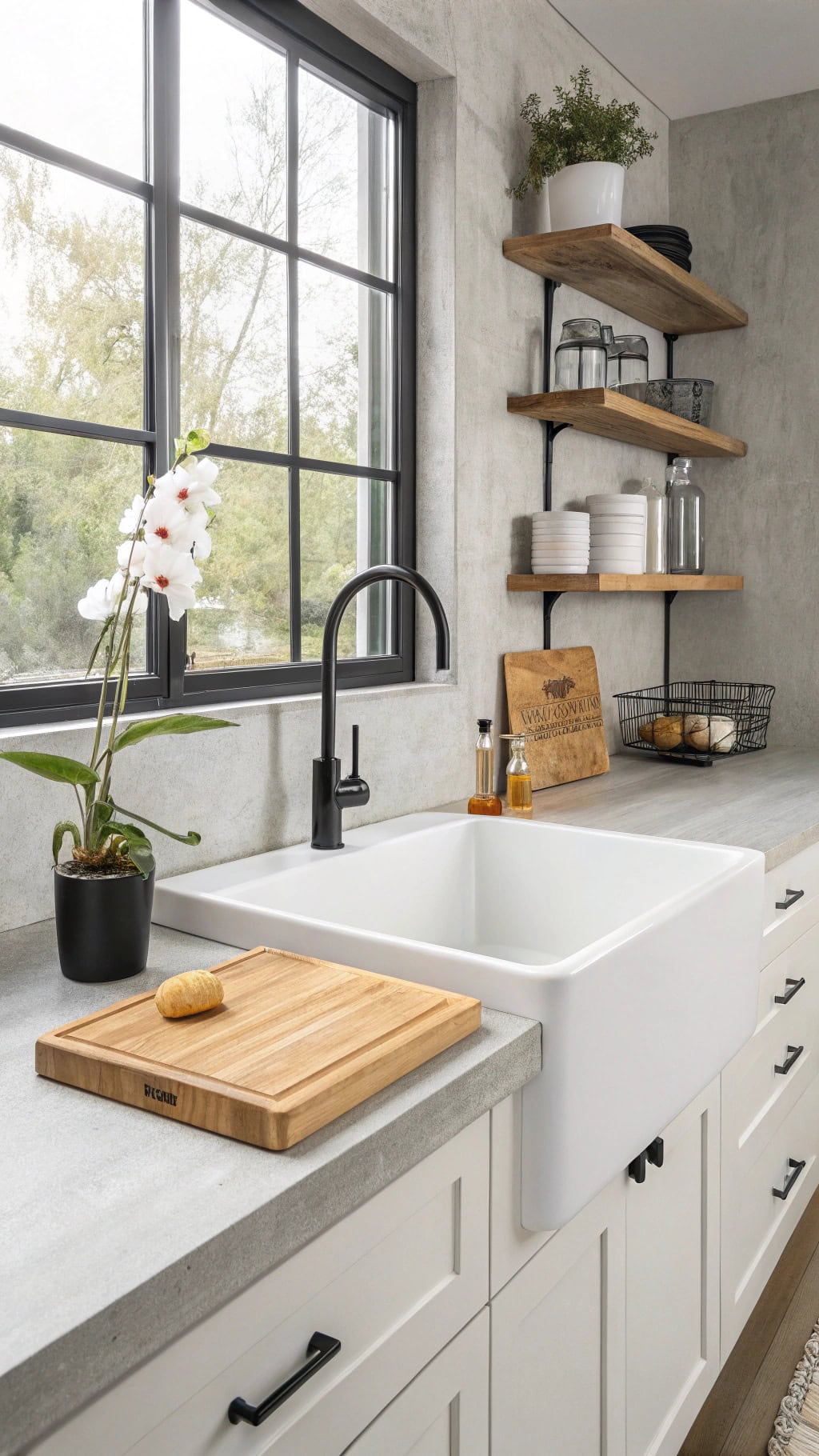 23 Inspiring White Kitchen Sink