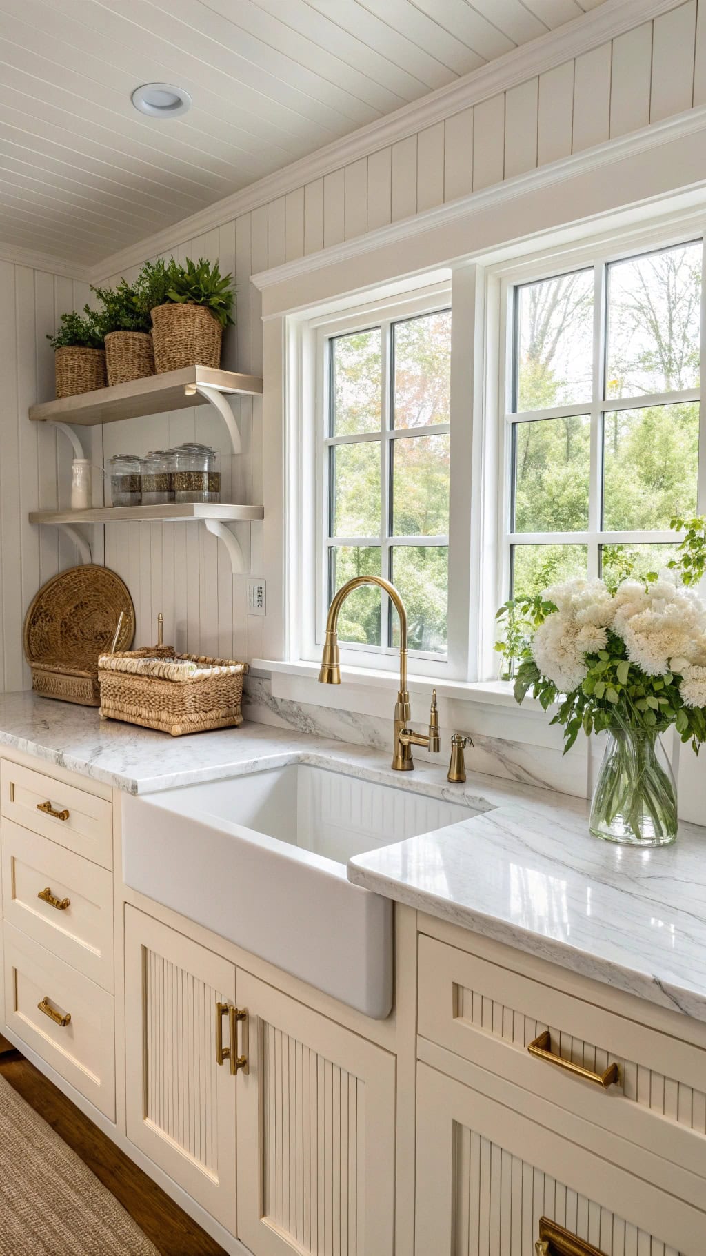 elegant botanical cabinet design