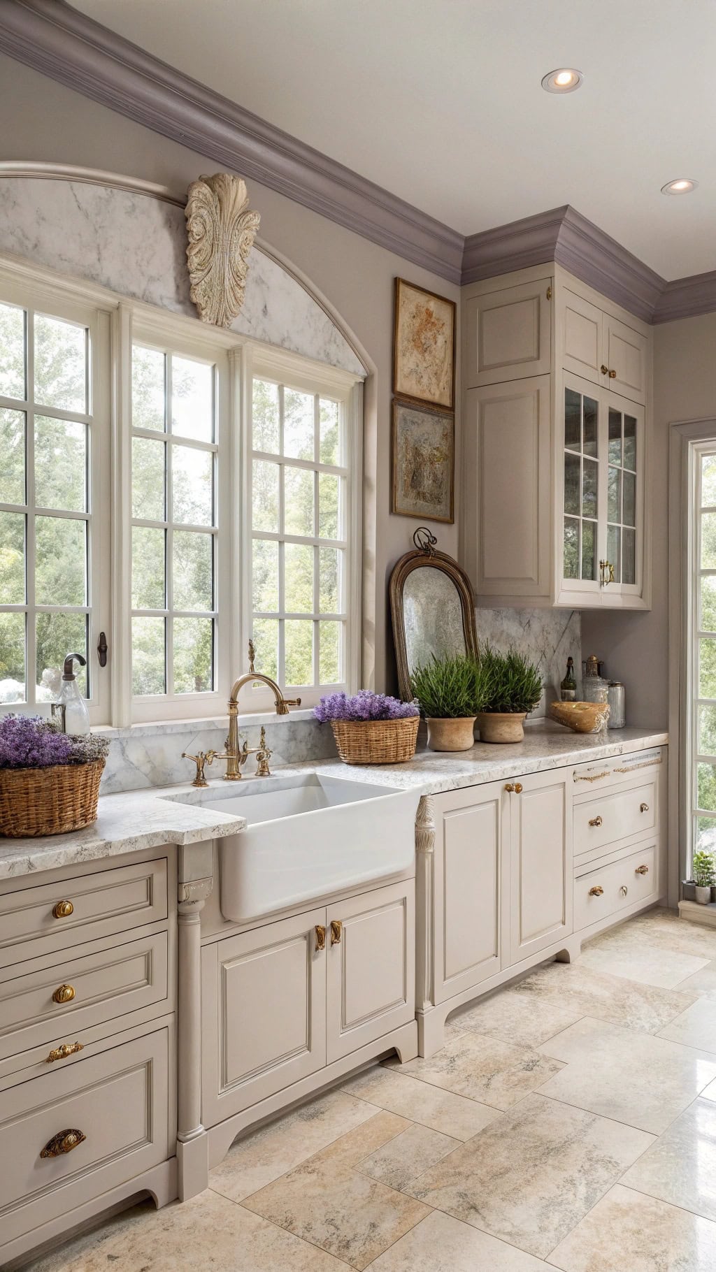 elegant french provincial kitchen