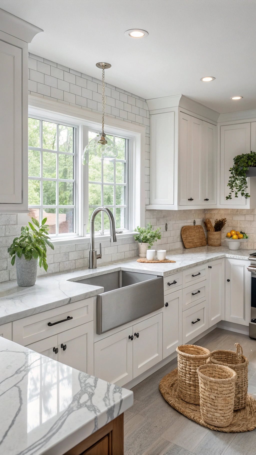 elegant gray veined countertops