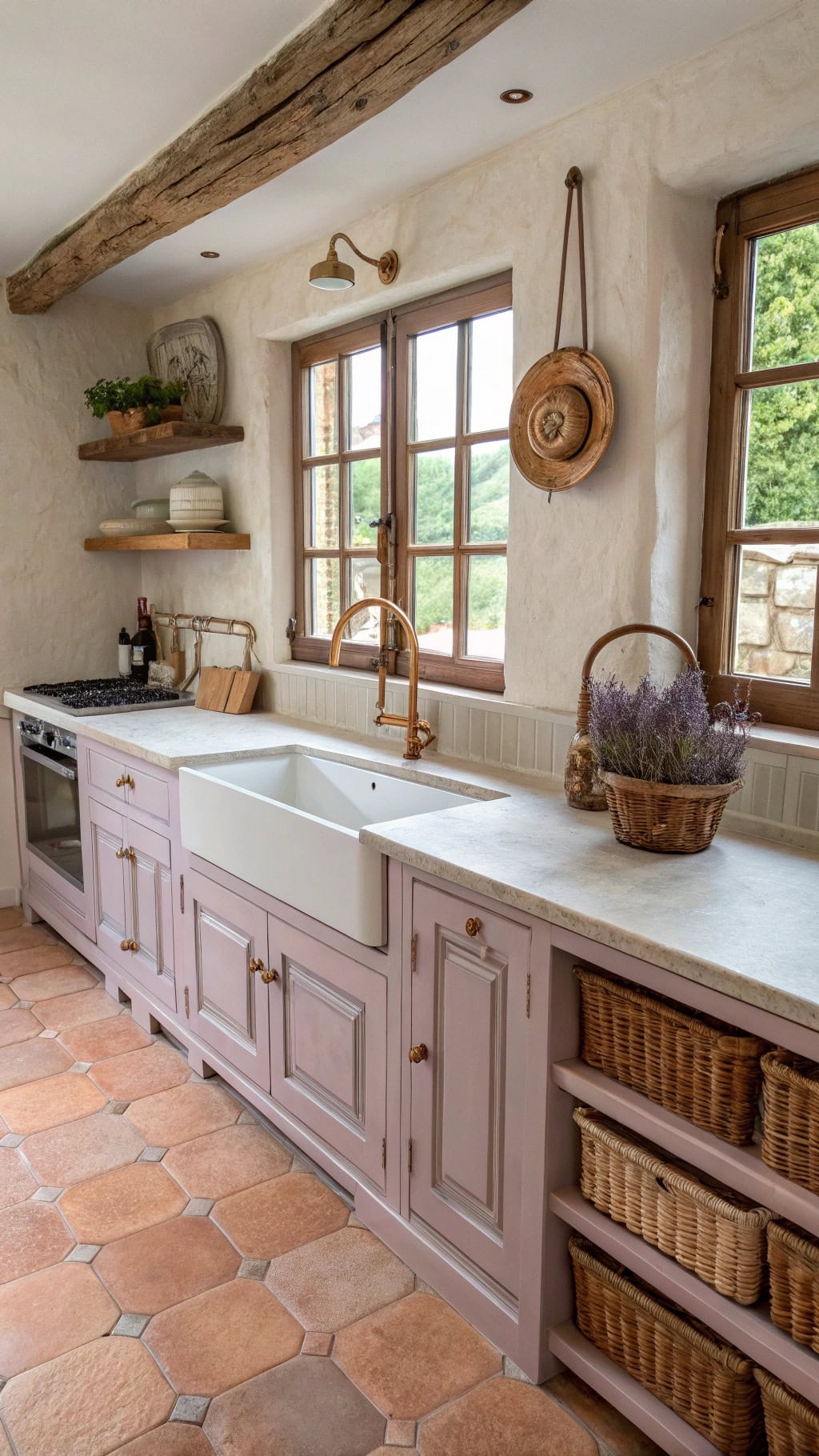 elegant purple kitchen countertops