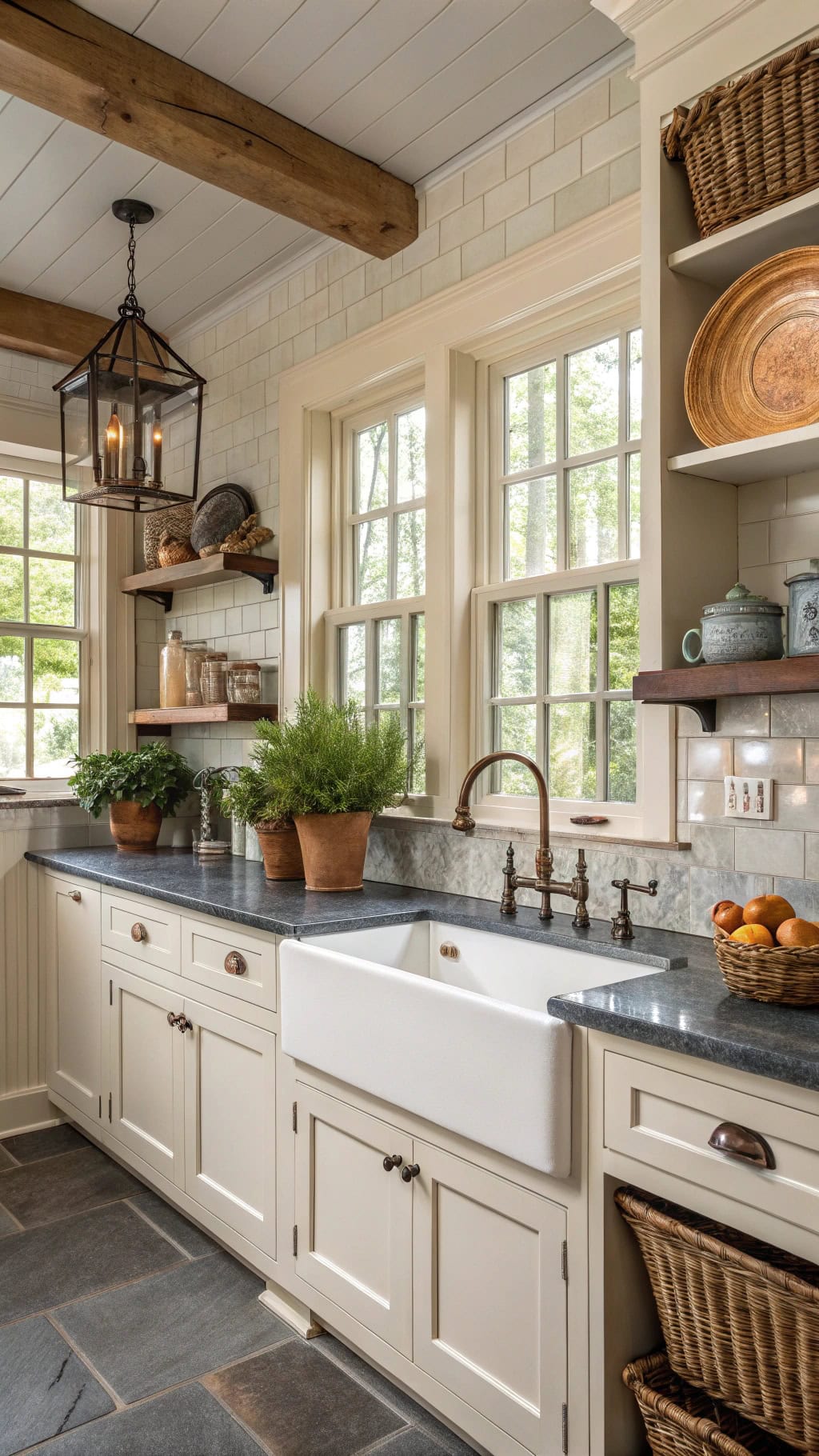 farmhouse blue granite elegance