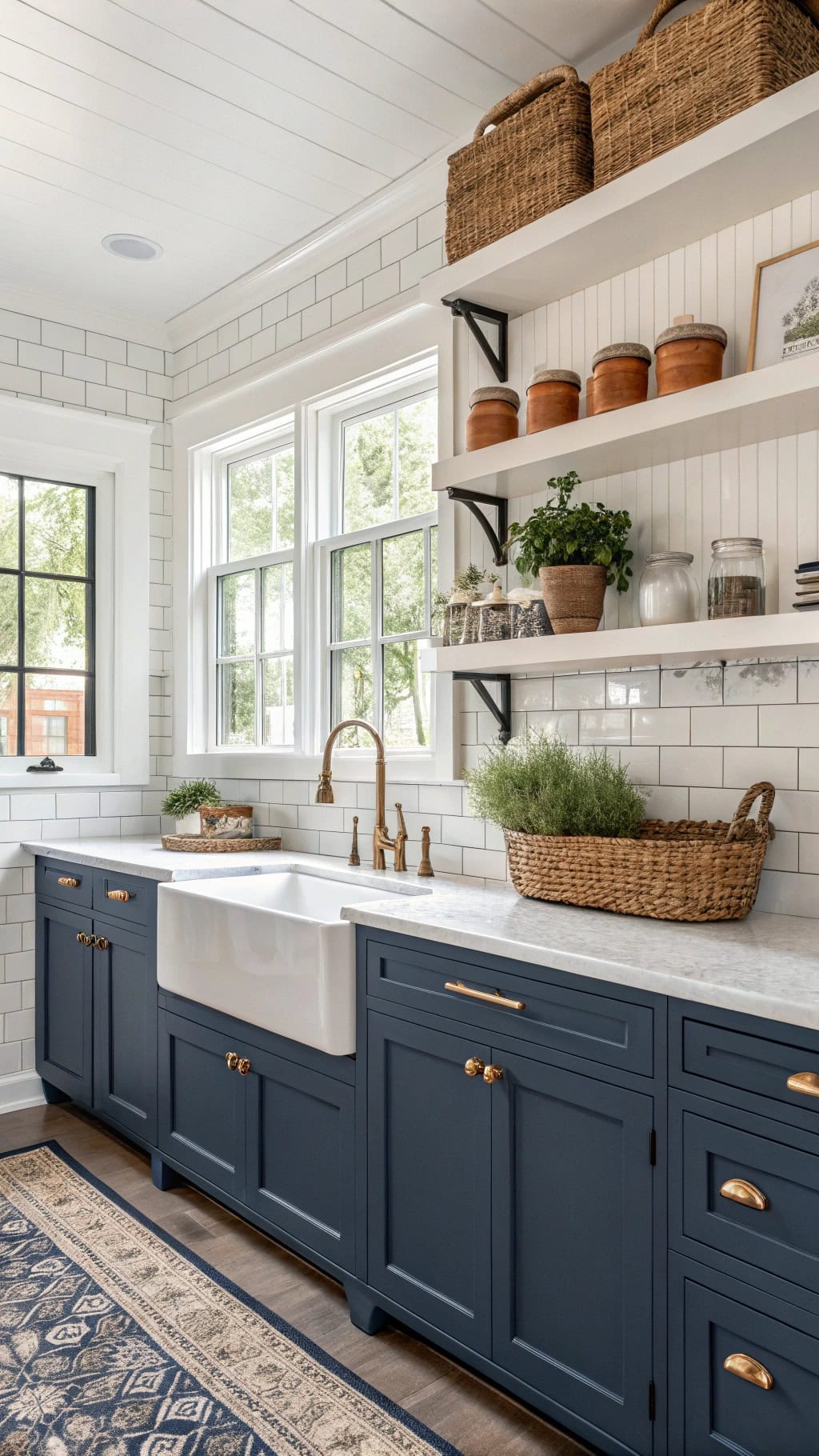 farmhouse kitchen cabinet style