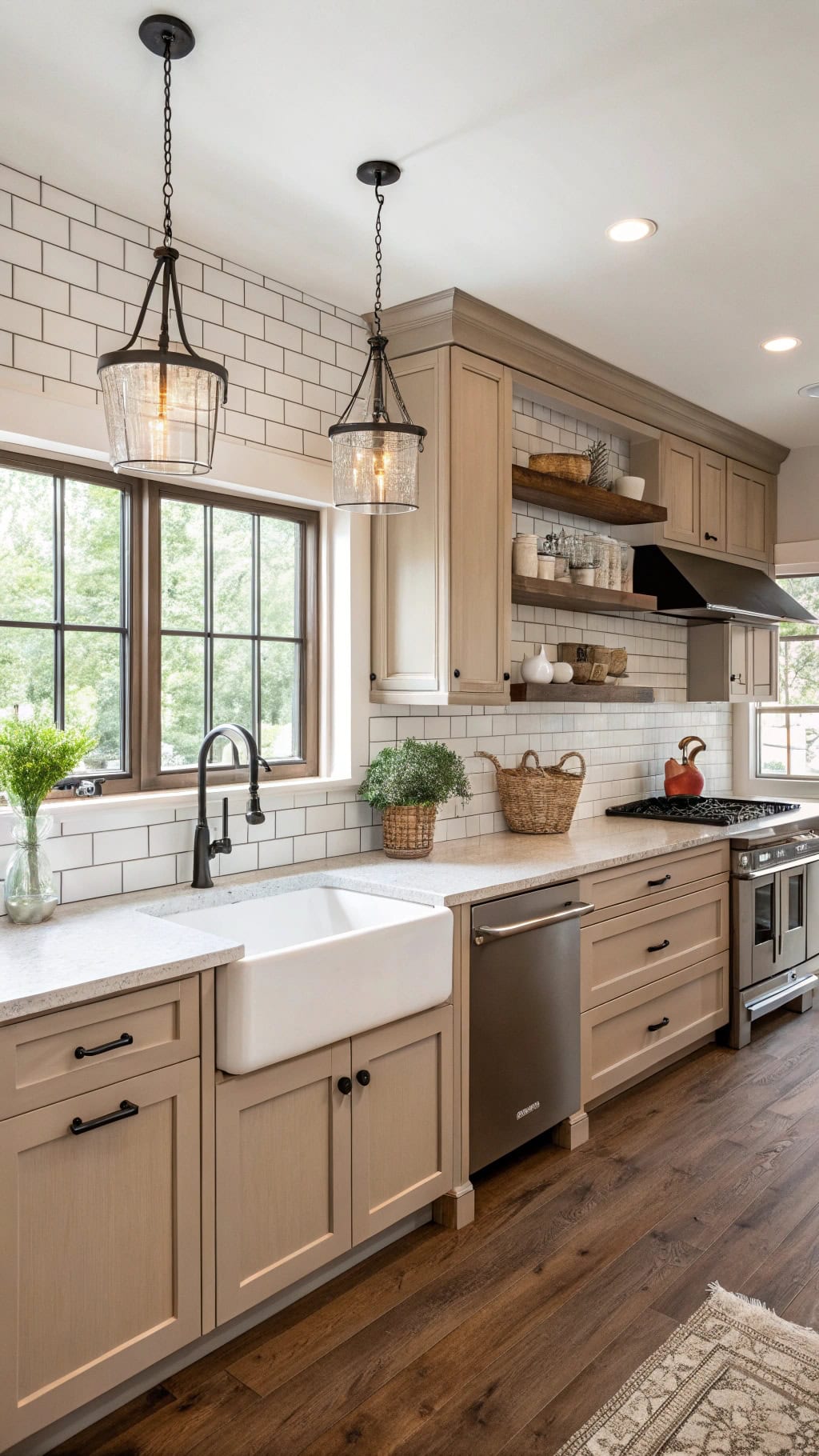 farmhouse meets modern chic