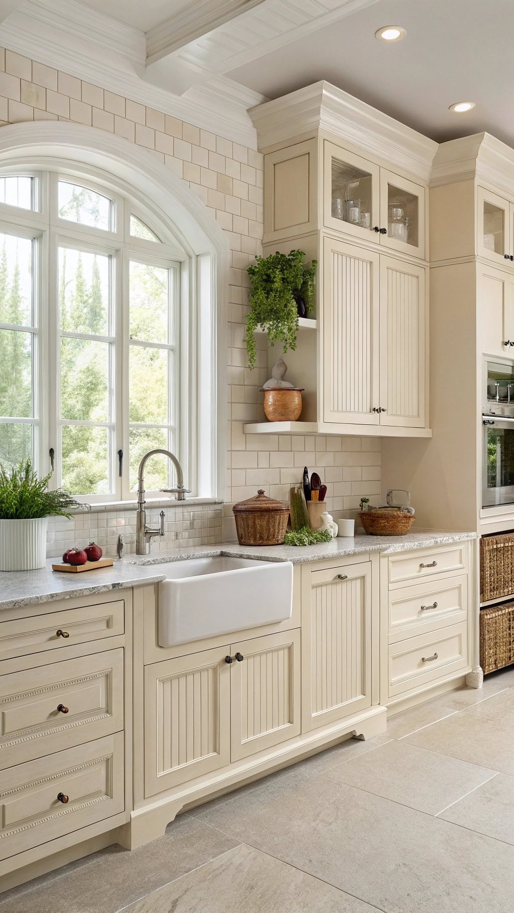 fluted trim for cabinets