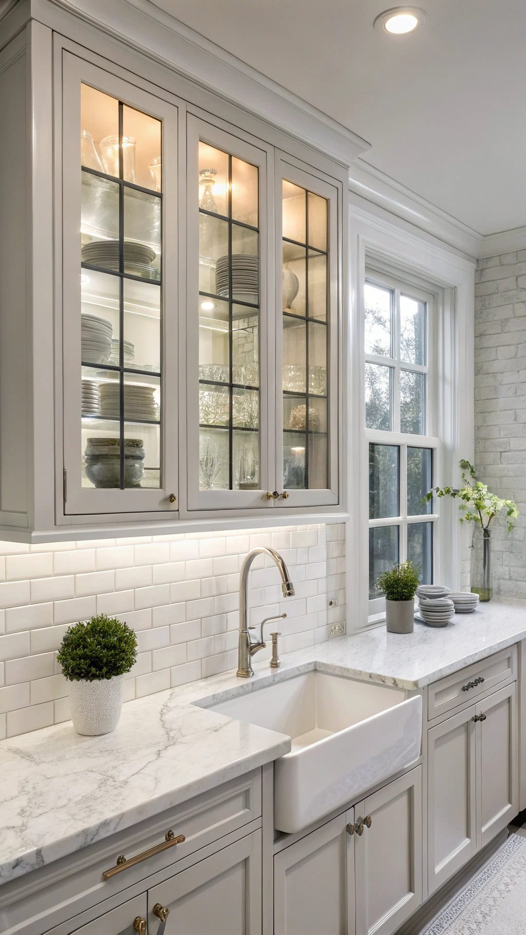 frosted glass cabinet doors