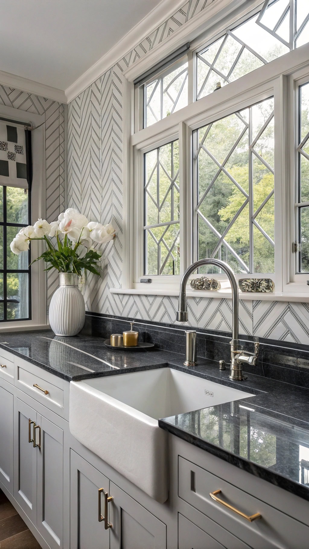 gatsby inspired geometric tile design