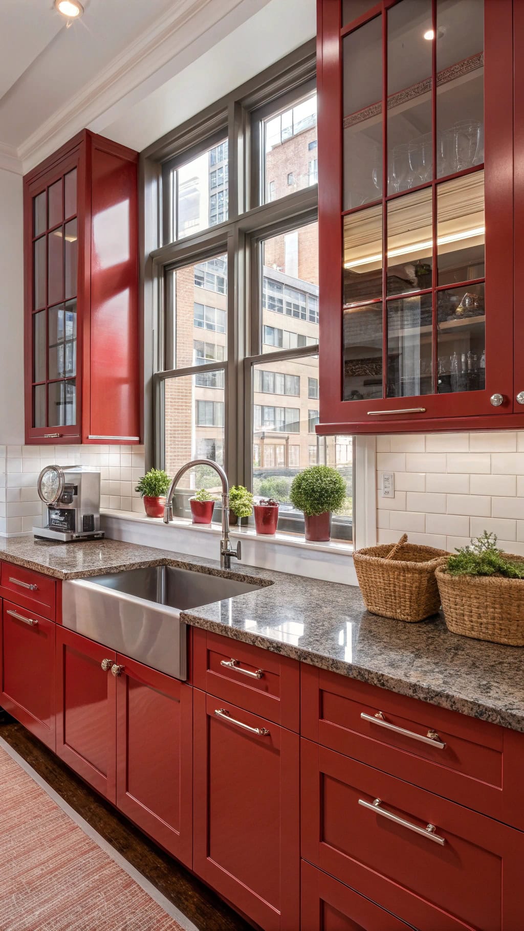 glossy scarlet lacquer elegance