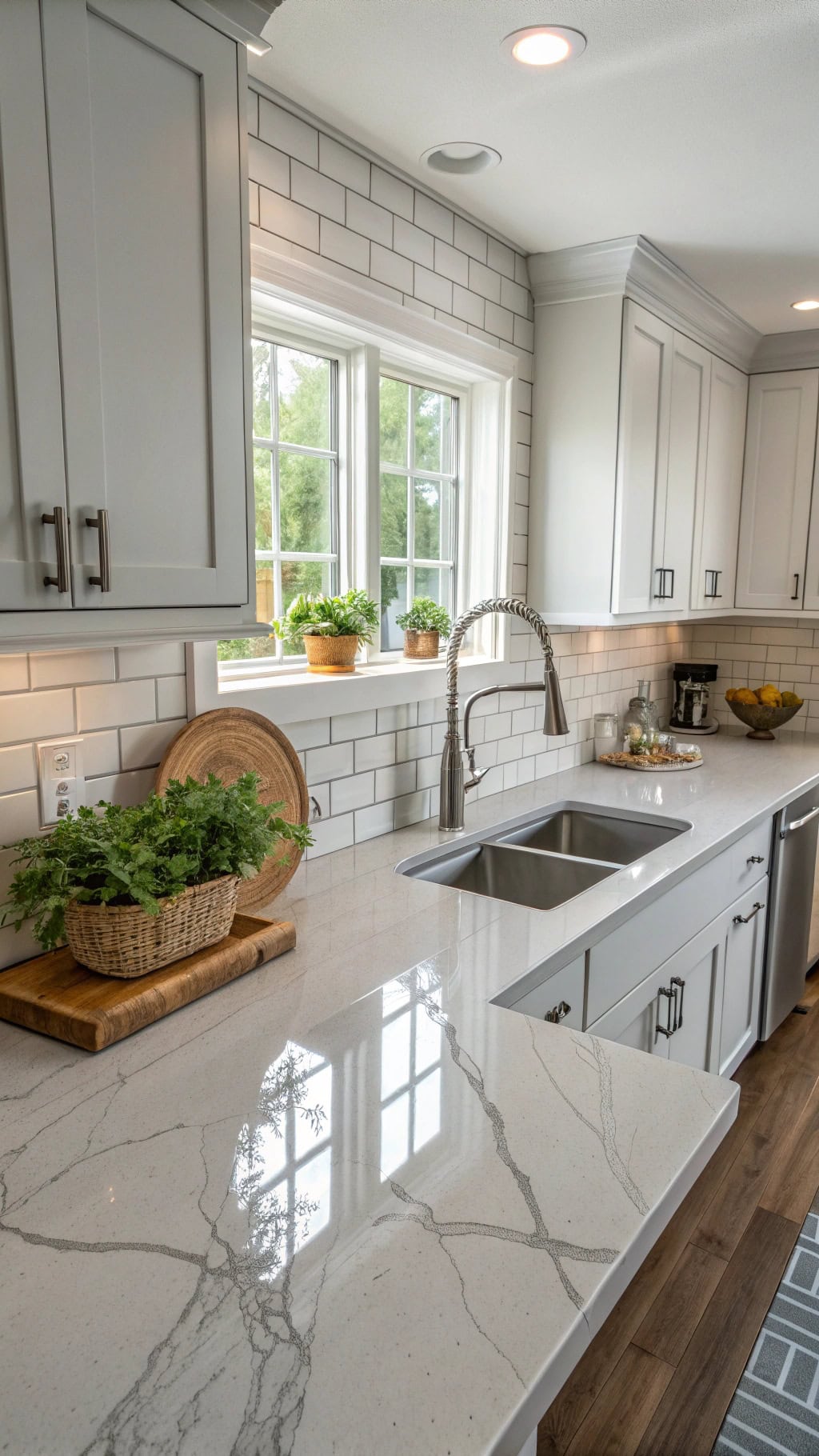 gray countertop care tips