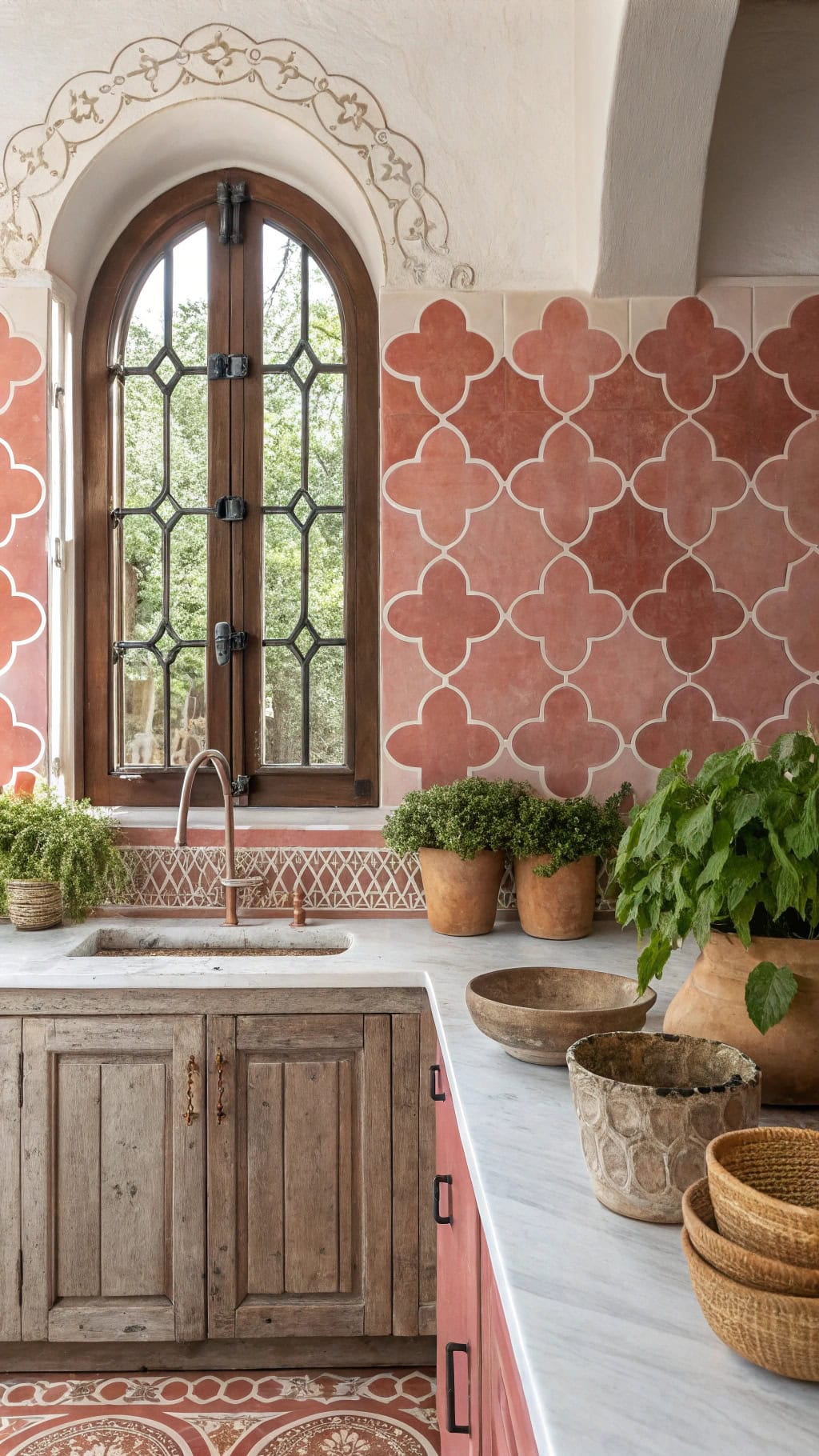 handcrafted moroccan zellige tiles