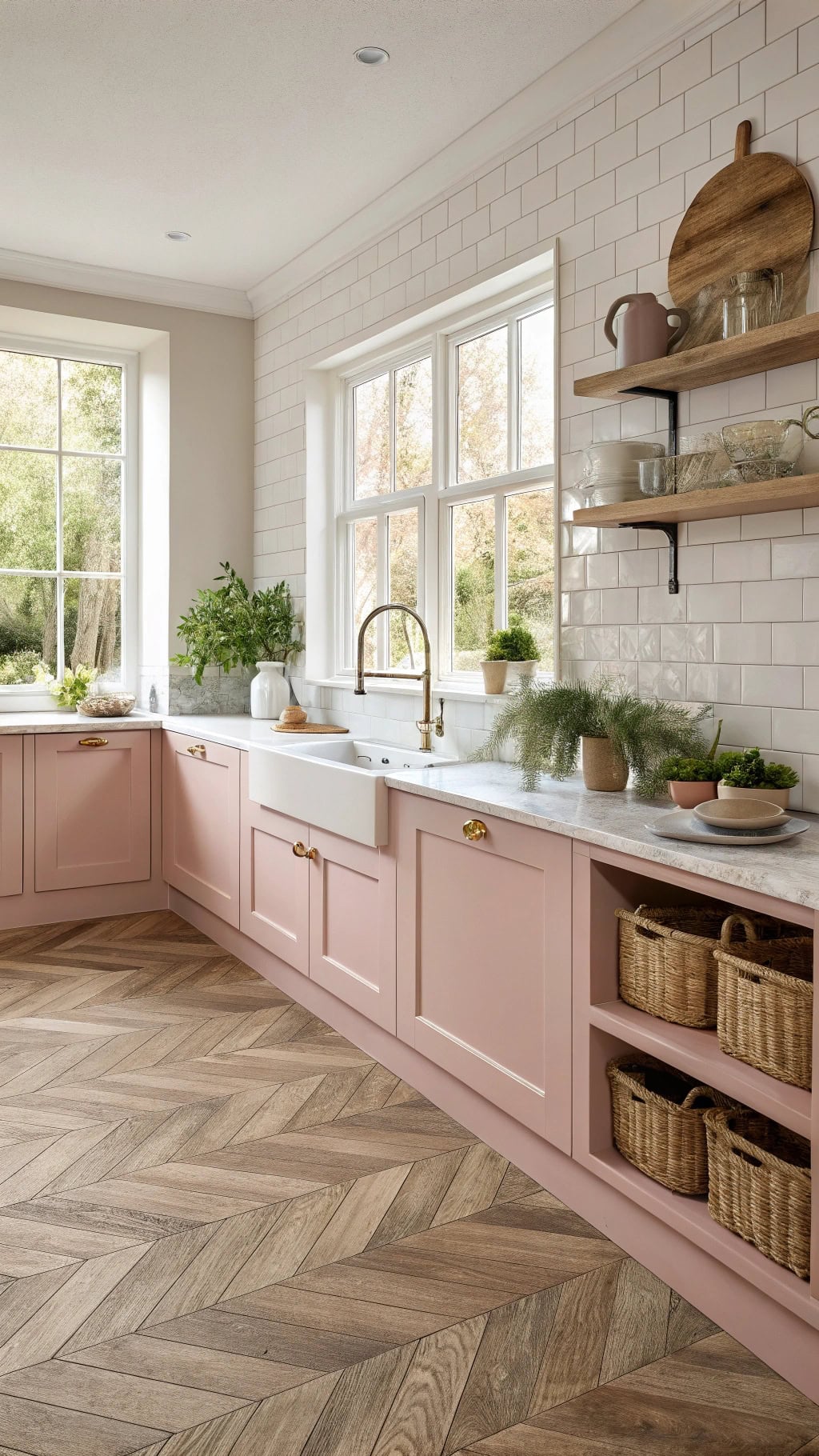 herringbone wood floor design