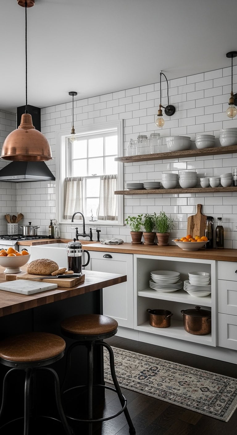 industrial chic kitchen design
